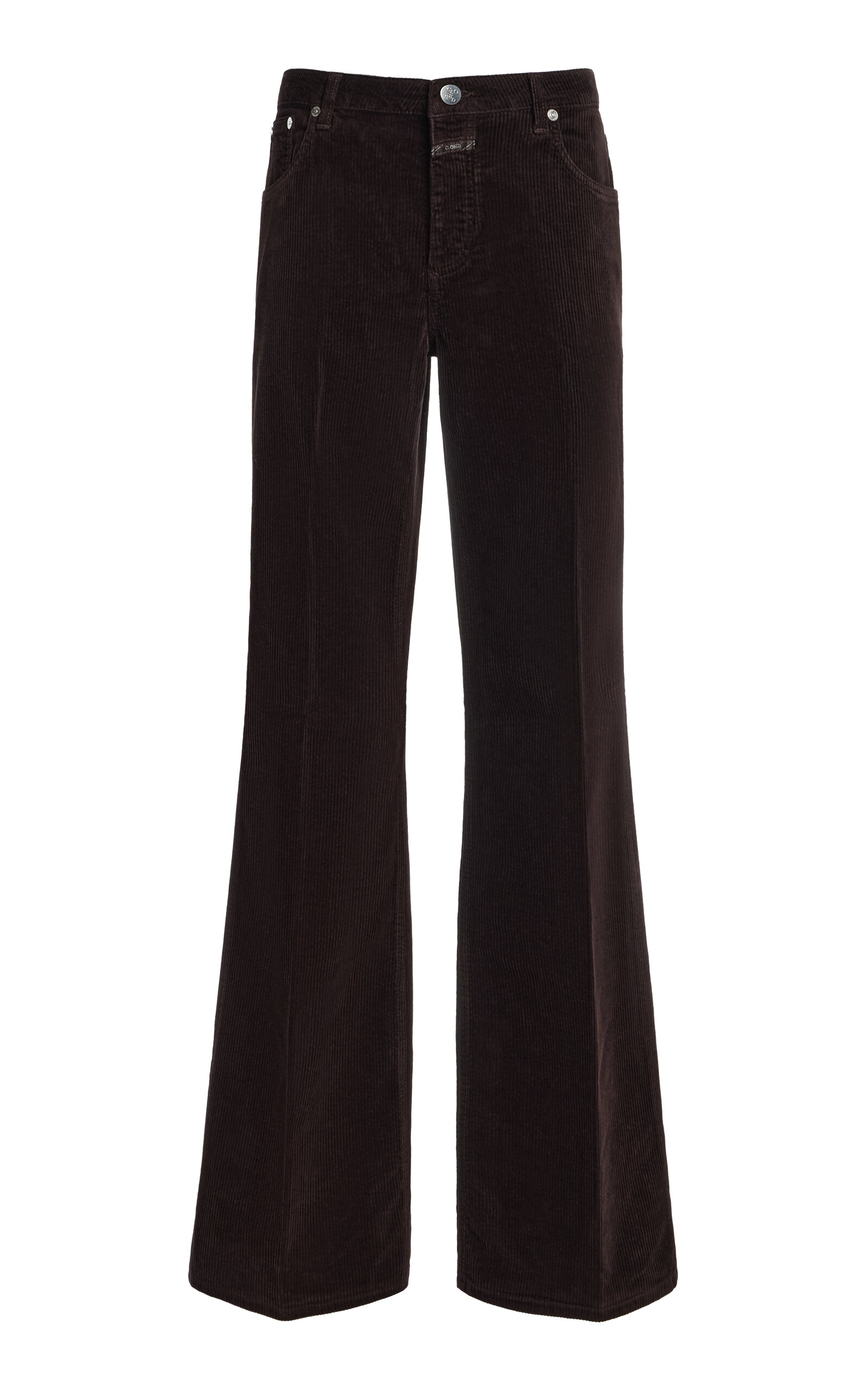 CLOSED Gillan Stretch-Corduroy Low-Rise Flared Jeans - Moda Operandi