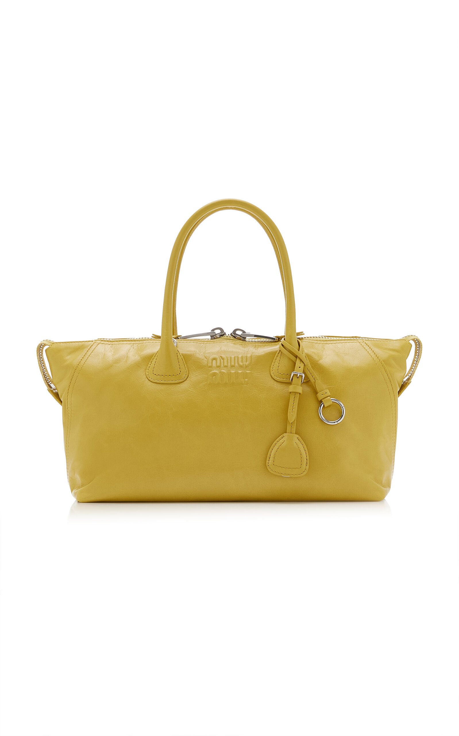 Miu Miu Leather Tote Bag - Moda Operandi