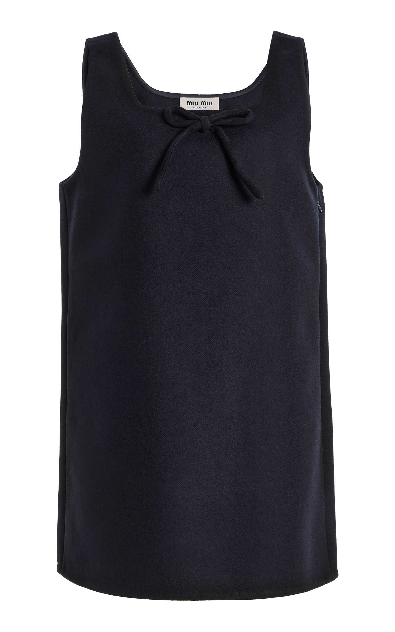 Miu Miu Double-Faced Wool Mini Dress - Moda Operandi