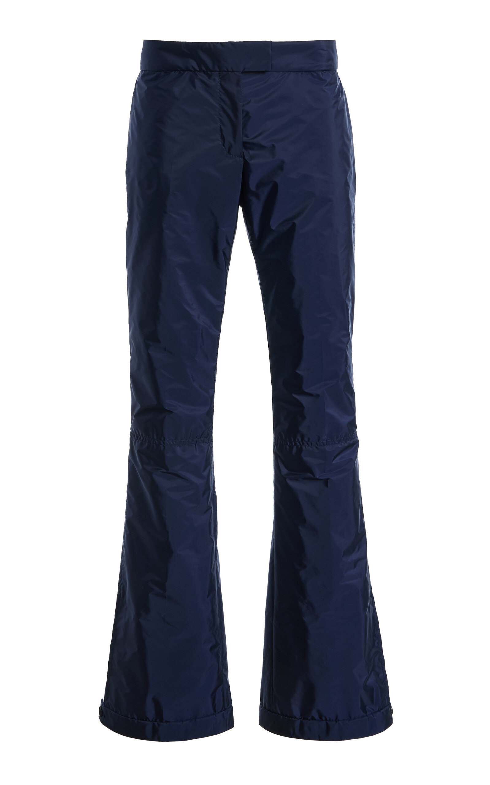 Miu Miu - Tech-Nylon Flared Pants - Blue - IT 40 - Moda Operandi