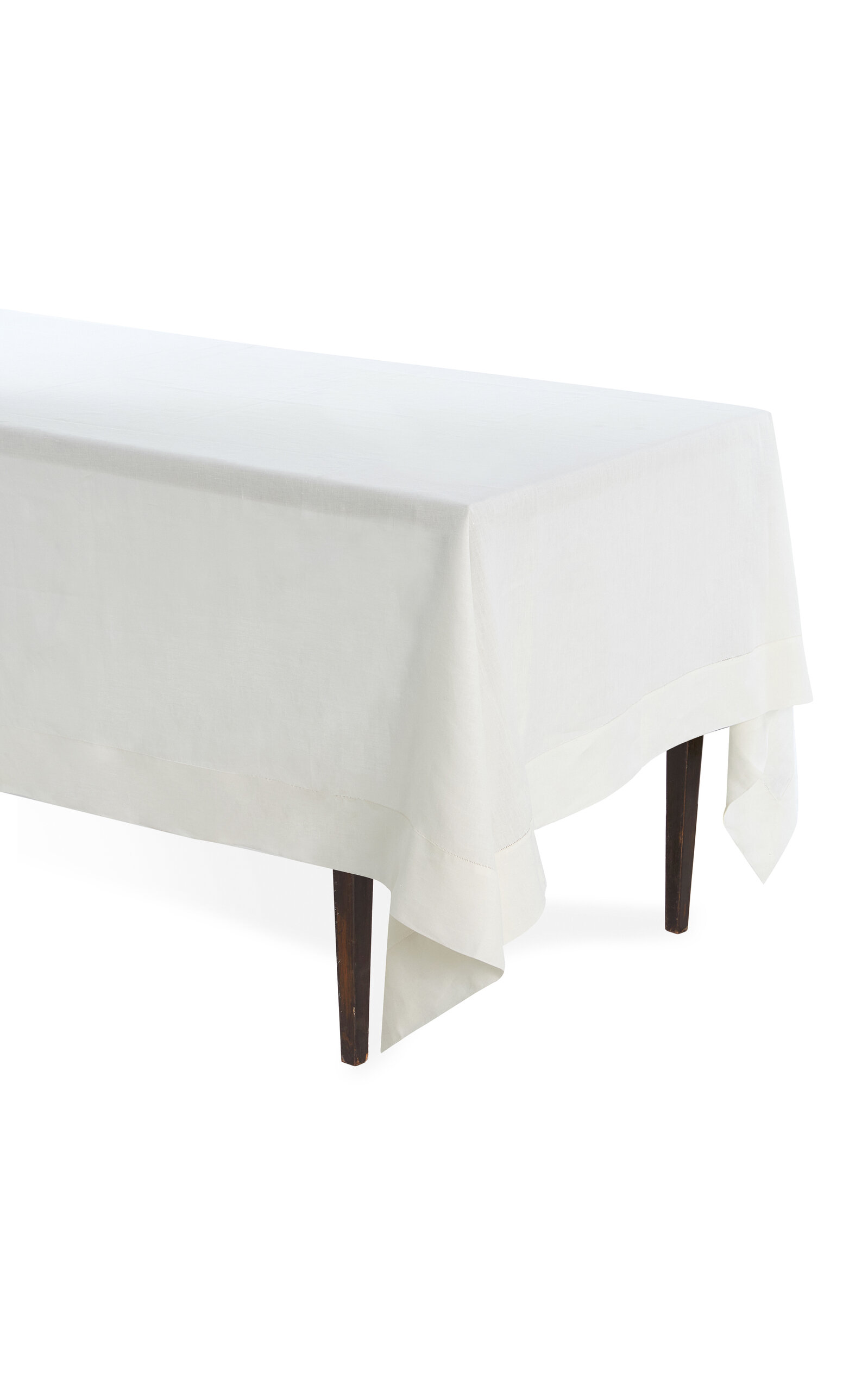 Moda Domus - Rectangular Linen Tablecloth - Off-white