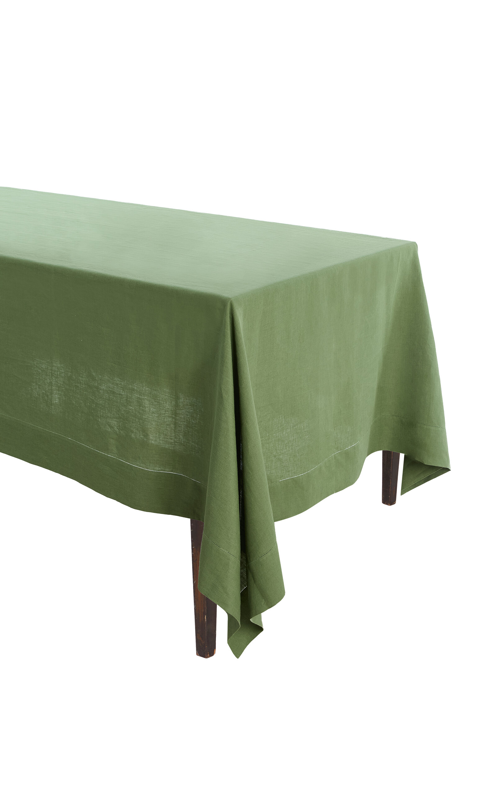 Moda Domus - Rectangular Linen Tablecloth - Green