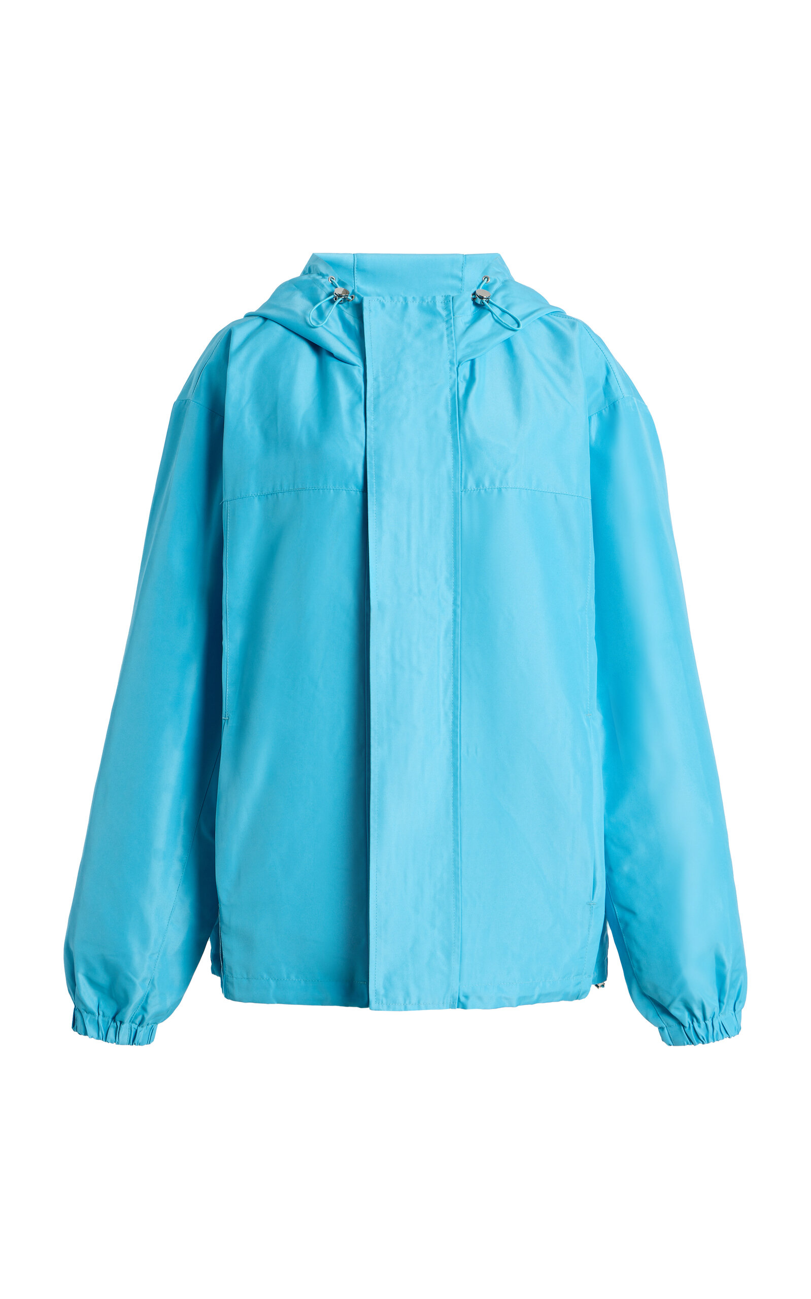 Lii Hooded Shell Anorak Jacket In Blue