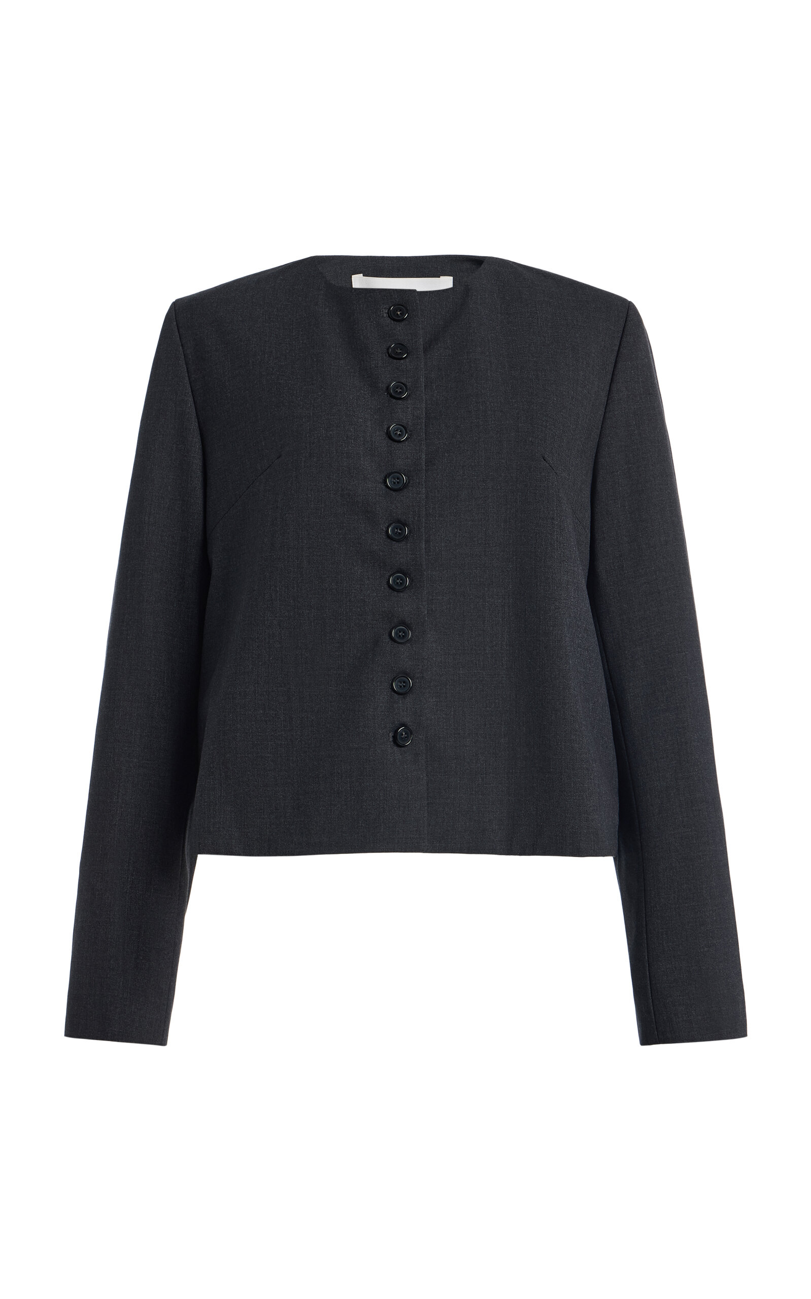 The Frankie Shop Katya Button-Up Crepe Top - Moda Operandi
