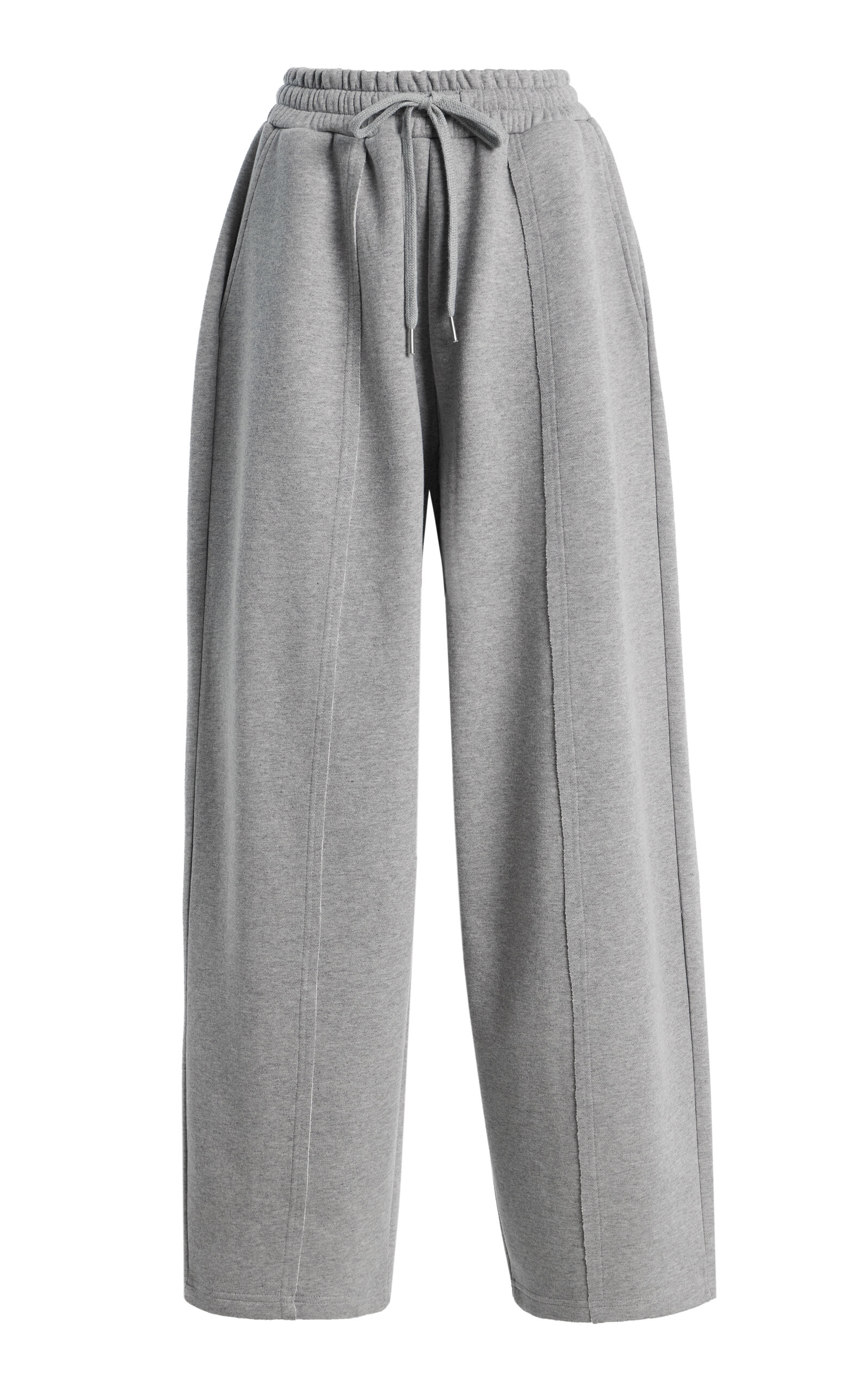 The Frankie Shop - Mirra Cotton Sweatpants - Grey - L - Moda Operandi