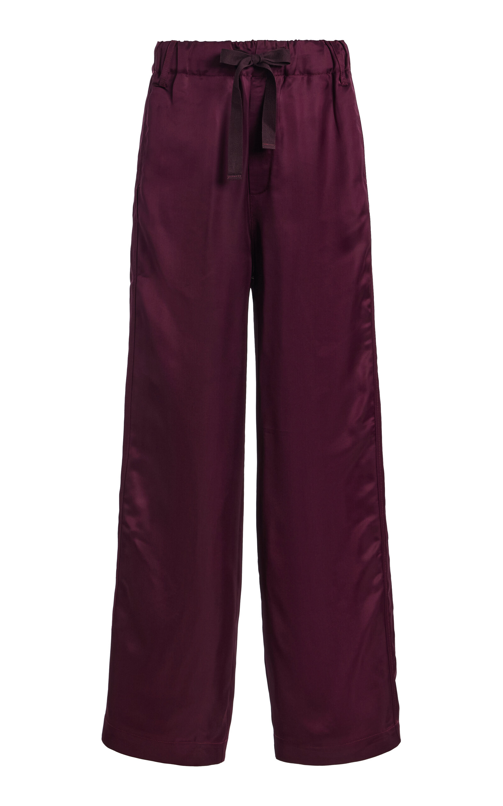 Sanderlak Fluid Drawstring Pants In Purple