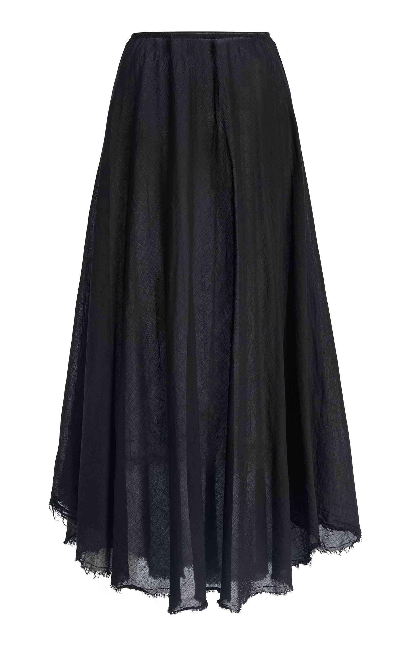 All Three Elysia Boho Midi Skirt In Black