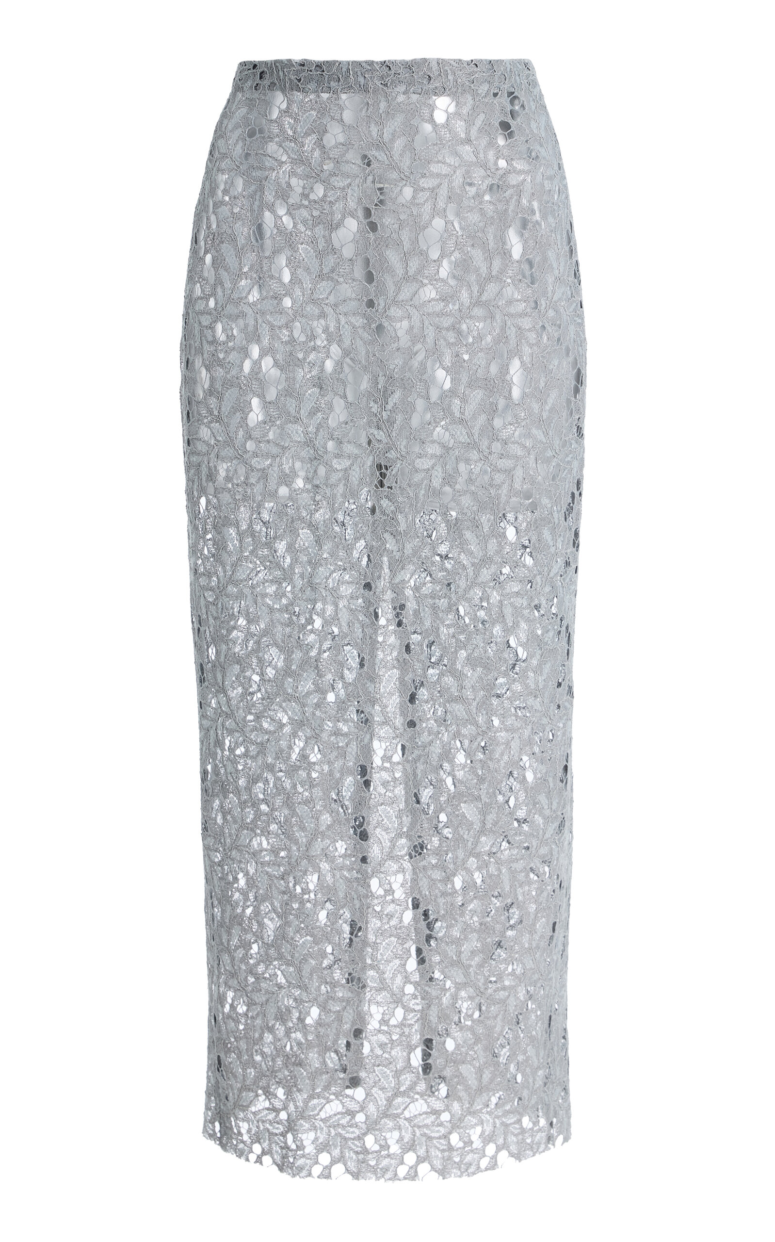 Ludovic De Saint Sernin Exclusive Lace Maxi Skirt In Blue