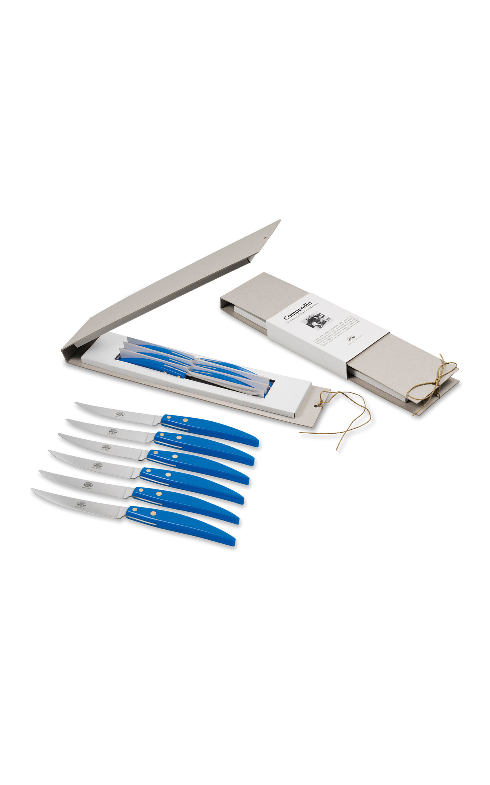 Coltellerie Berti - Policromia Blue Table Knife Set - Blue