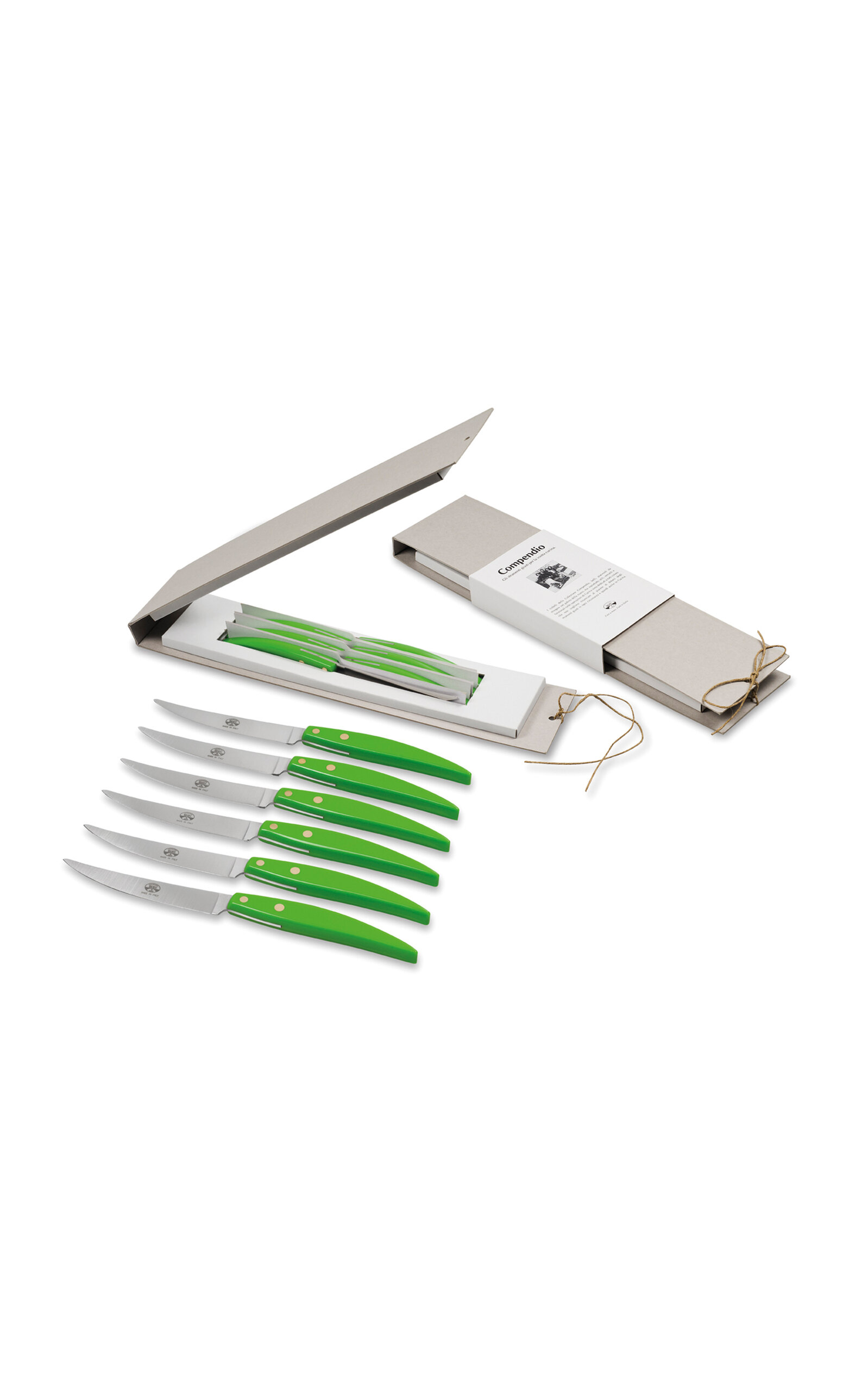 Coltellerie Berti - Policromia Green Table Knife Set - Green