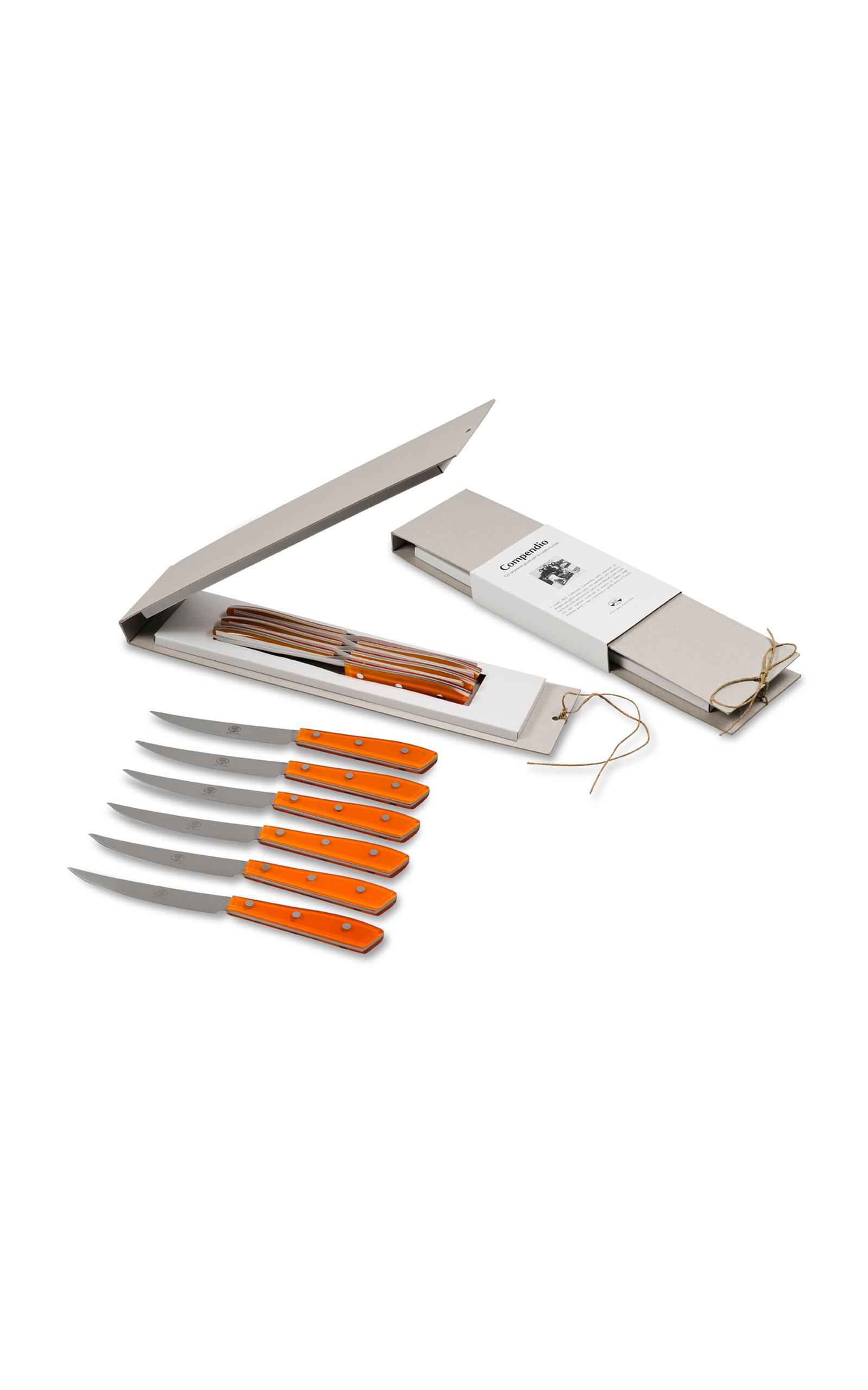 Coltellerie Berti - Compendio Orange Table Knife Set - Orange