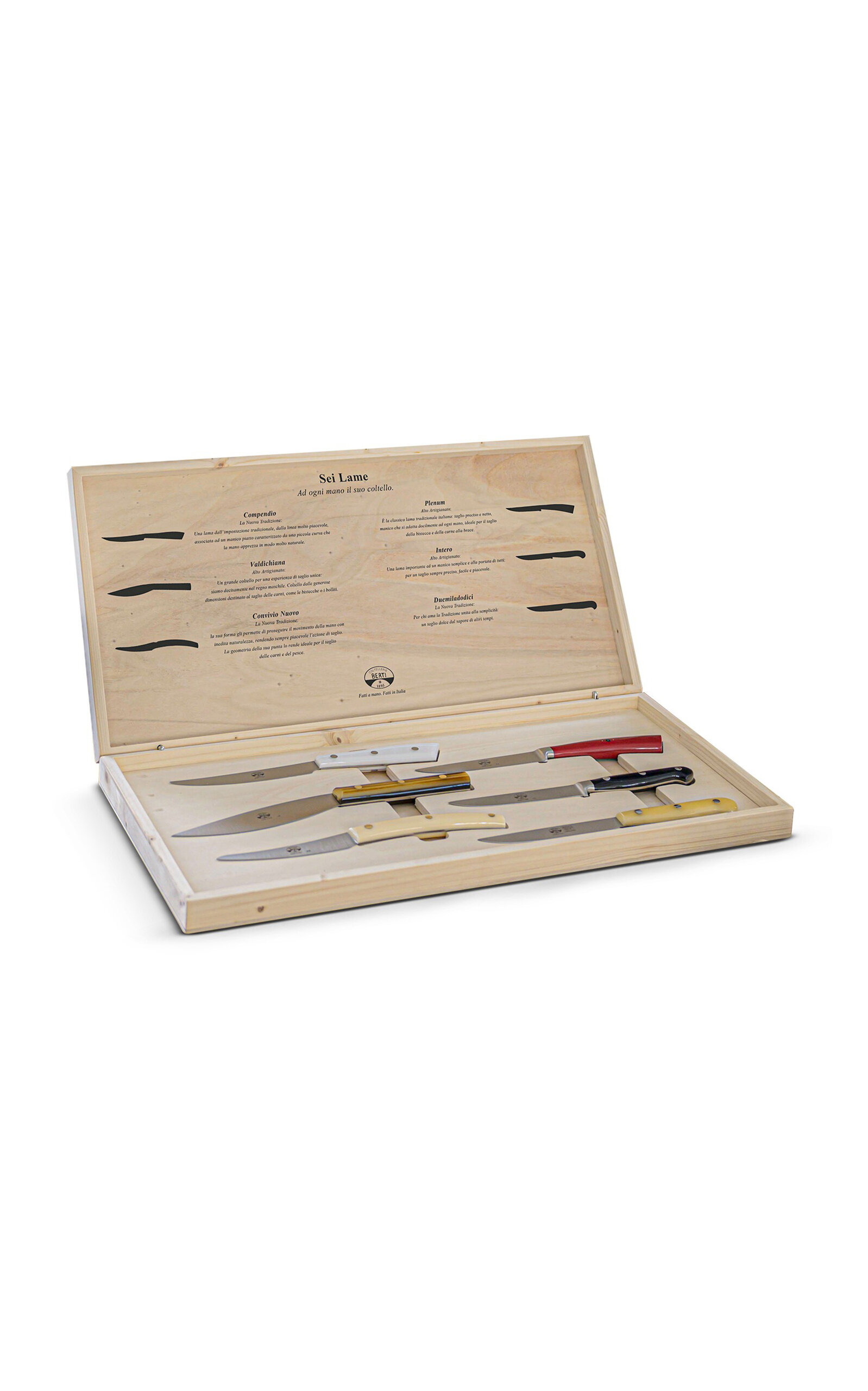 Coltellerie Berti - Grandi Passioni Six Blade Box Set - Multi