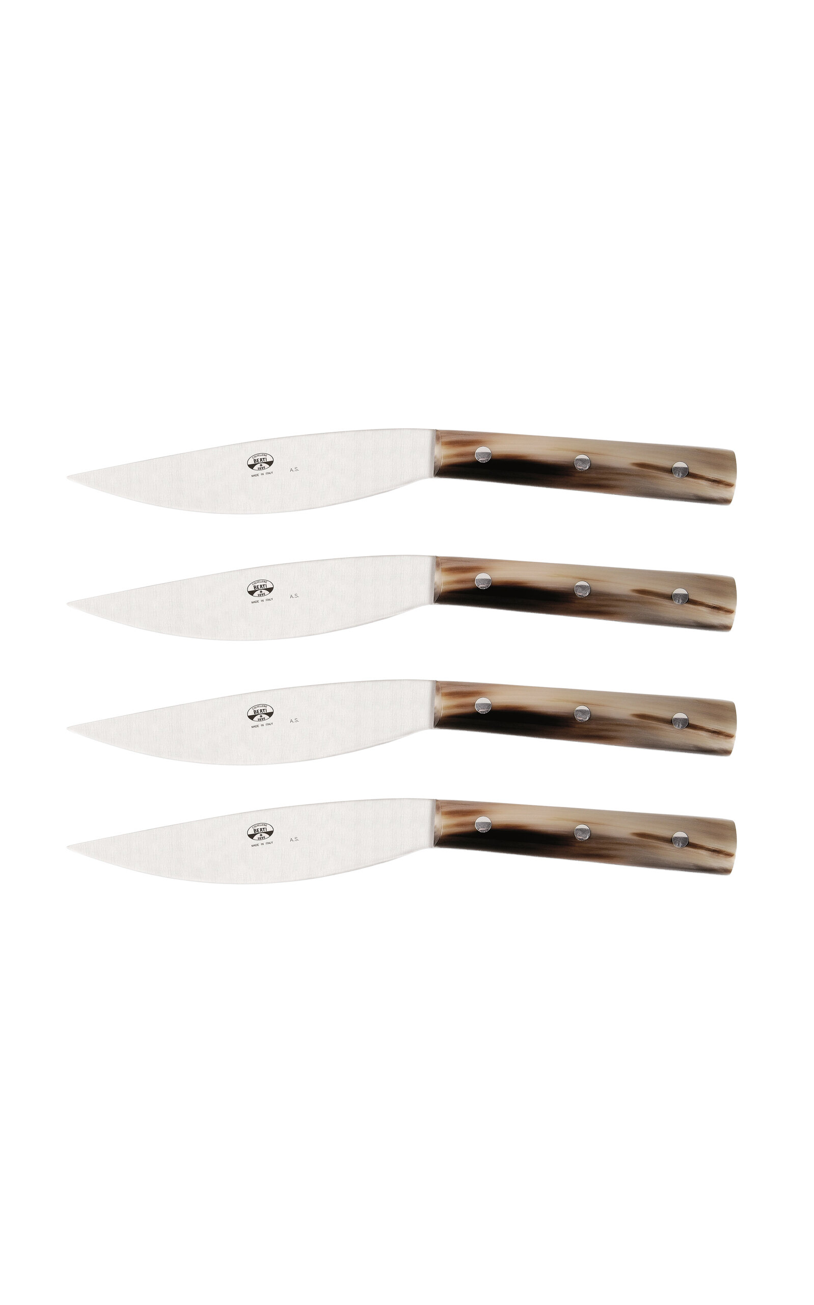 Coltellerie Berti - Valdichiana Ox Horn Steak Knife Box Set - Multi