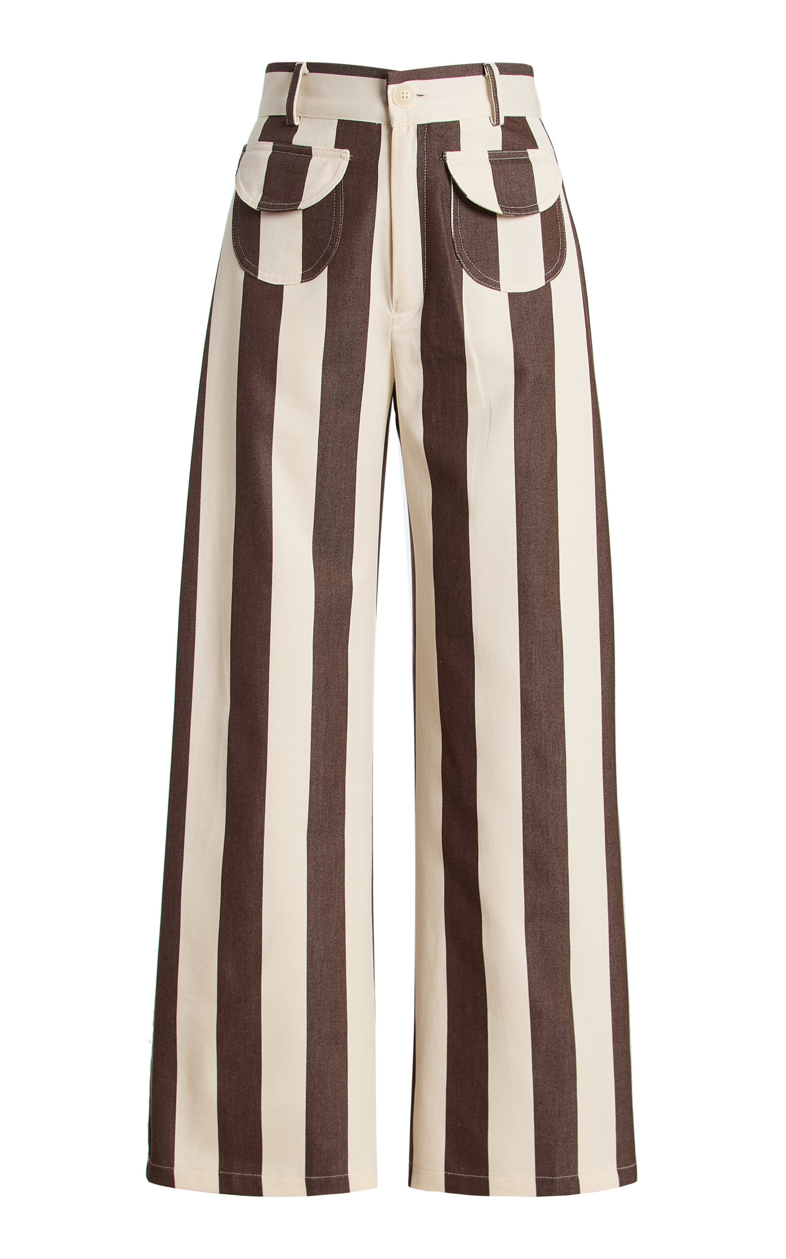 LA VESTE Exclusive Parasol Cotton Straight-Leg Pants | Thumbnail 21