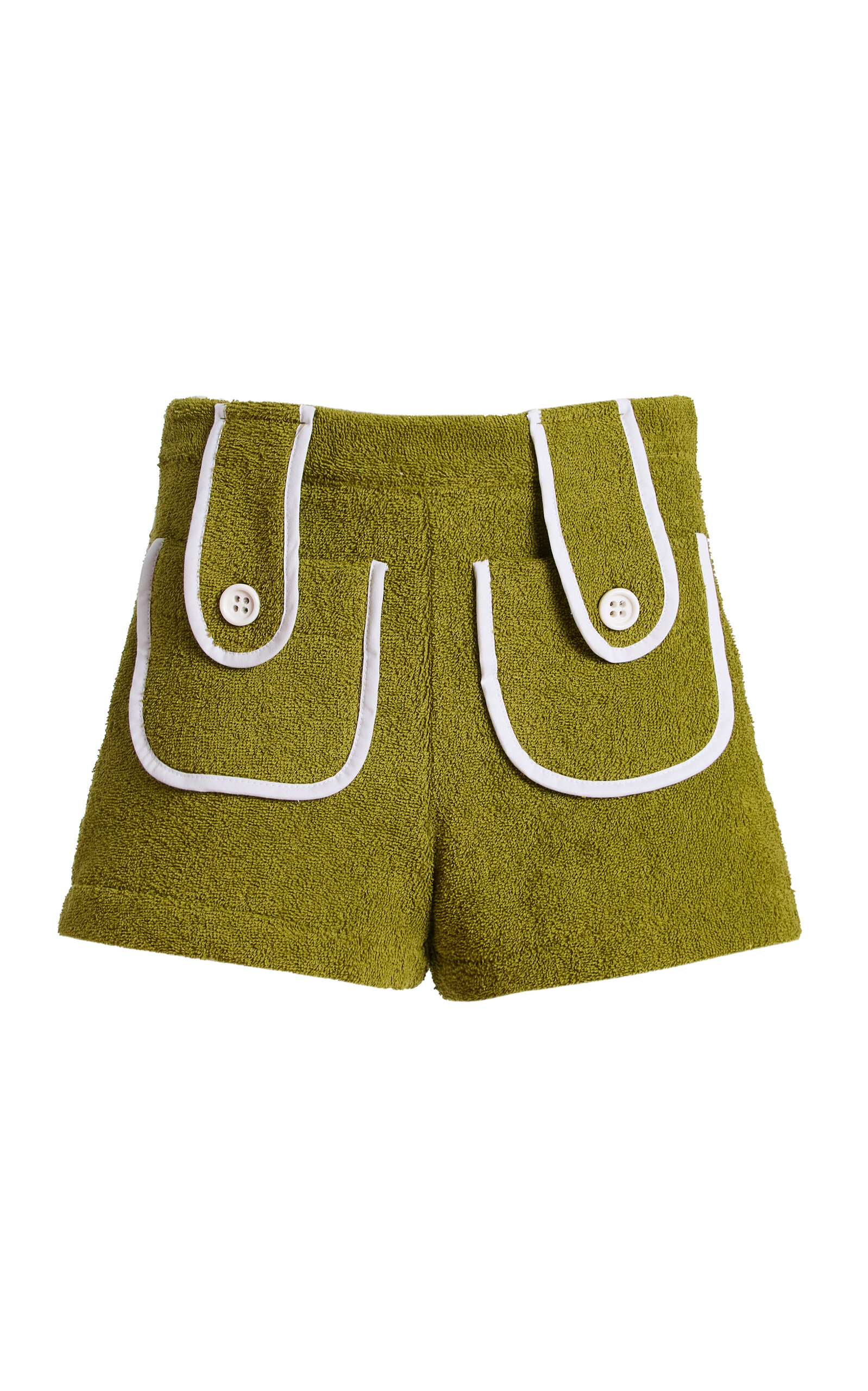 LA VESTE Exclusive Carambola Cotton Mini Shorts