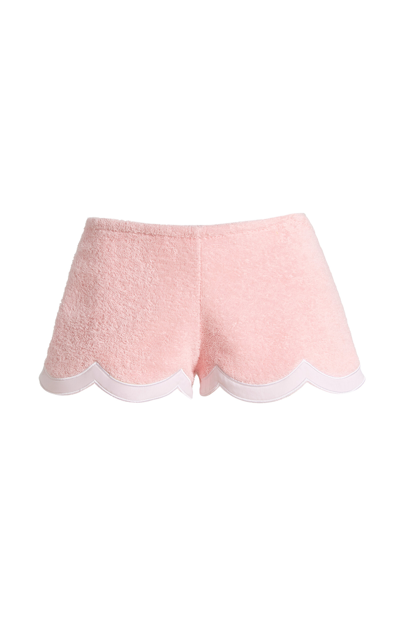 LA VESTE Exclusive Waves Cotton Mini Shorts