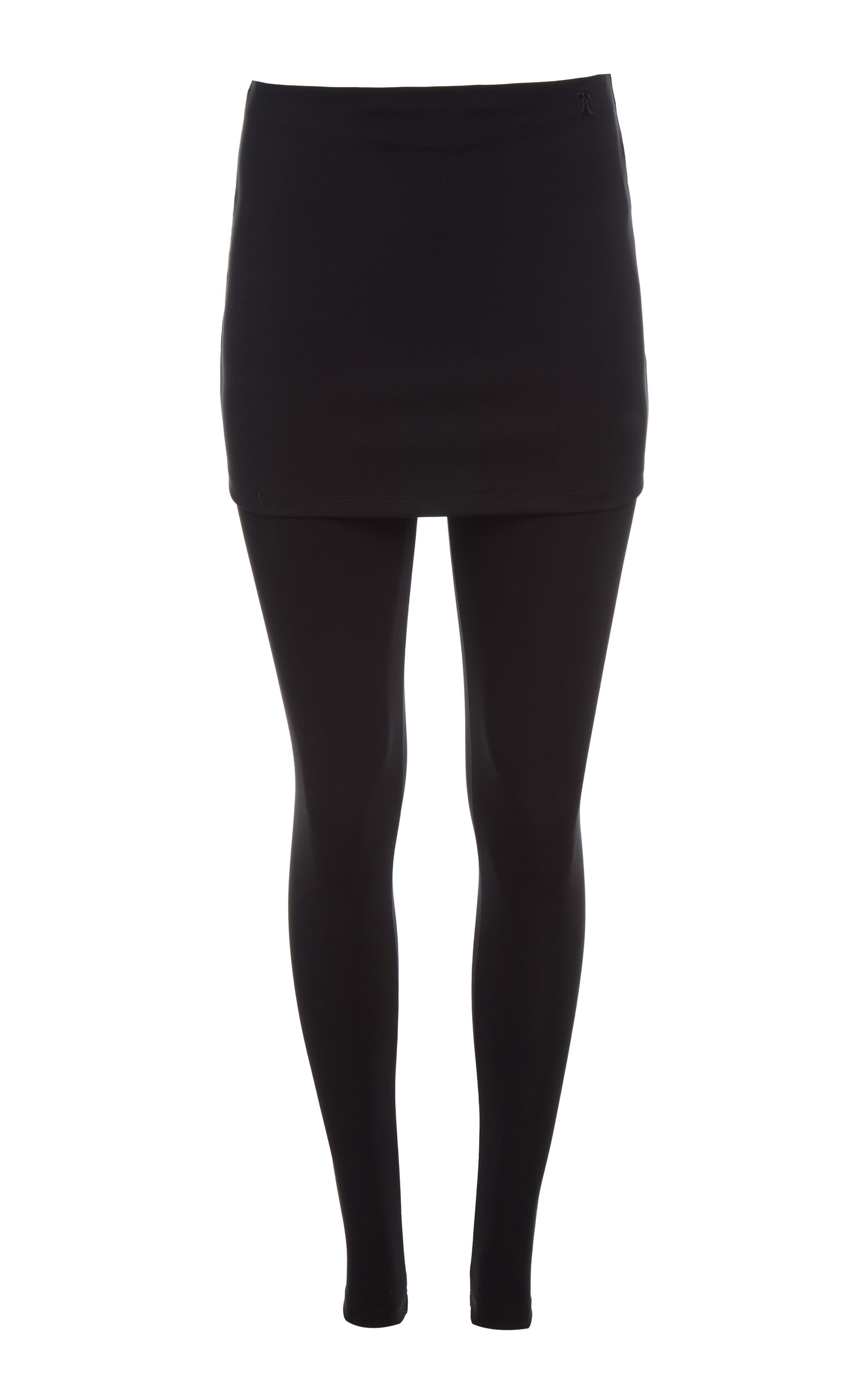 The Park Joy Skirted Leggings In Black