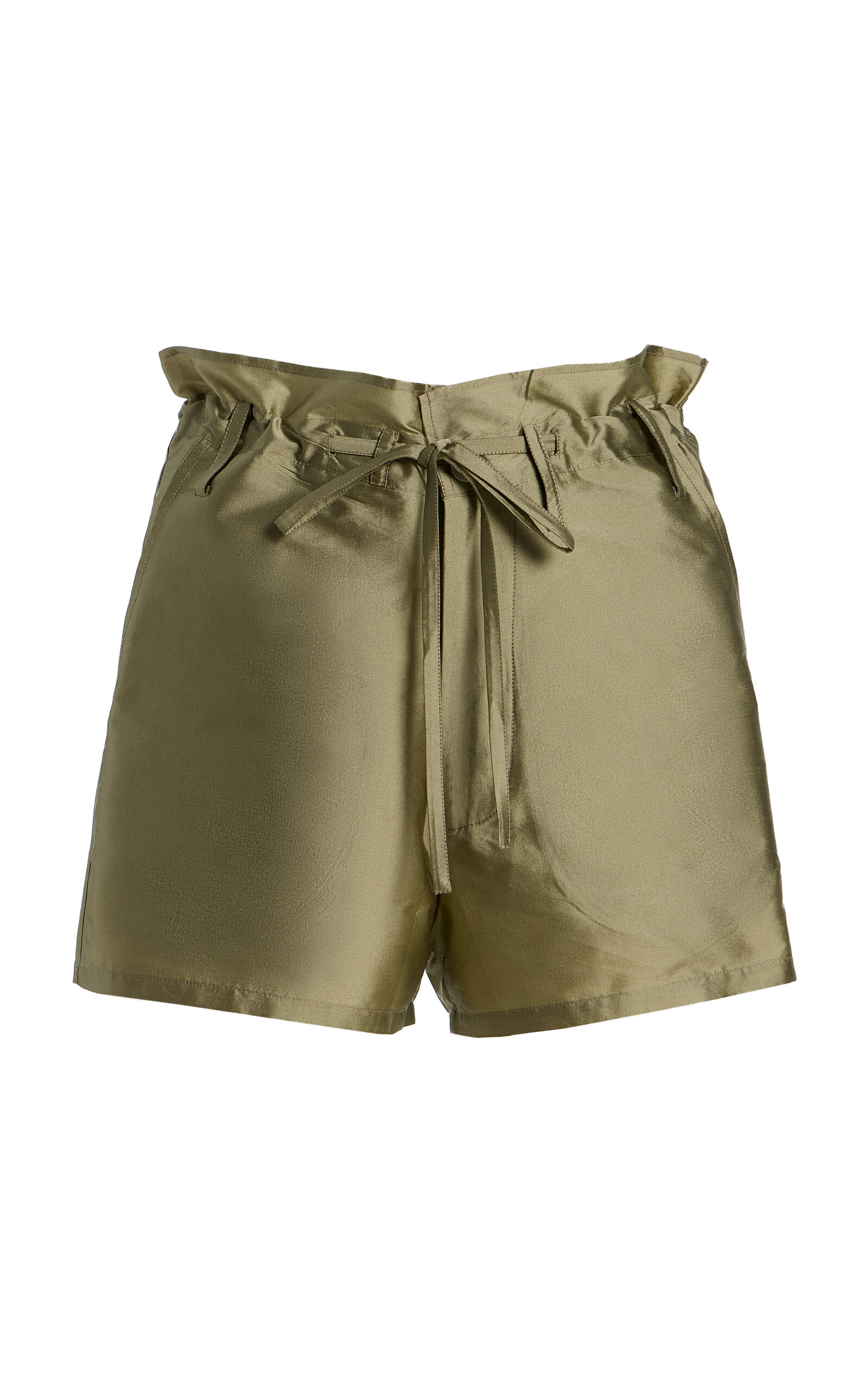 Chan Luu Techno Taffeta Shorts - Moda Operandi