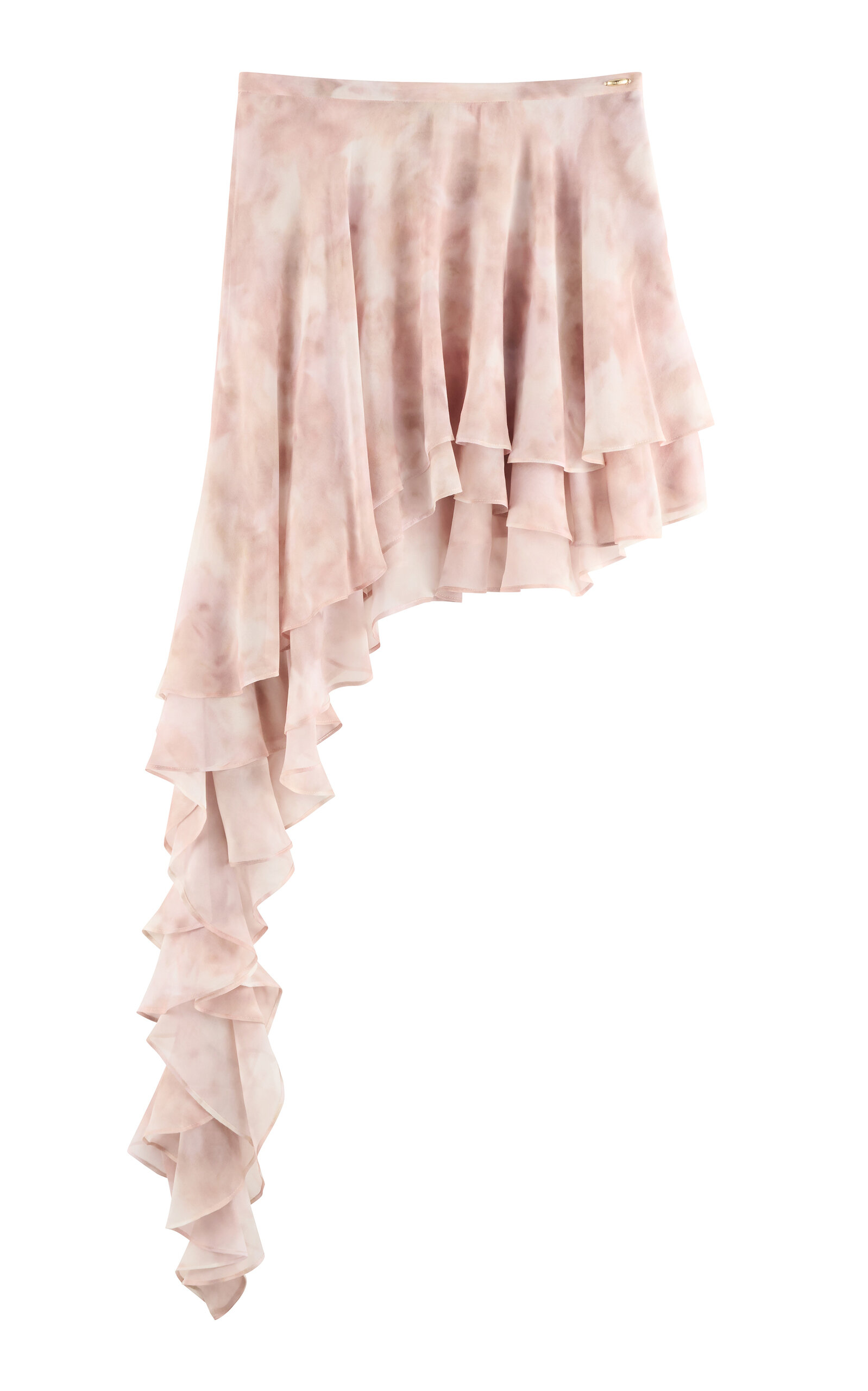 ARAKII Exclusive Asymmetric Ruffled Silk Mini Skirt | Thumbnail 7