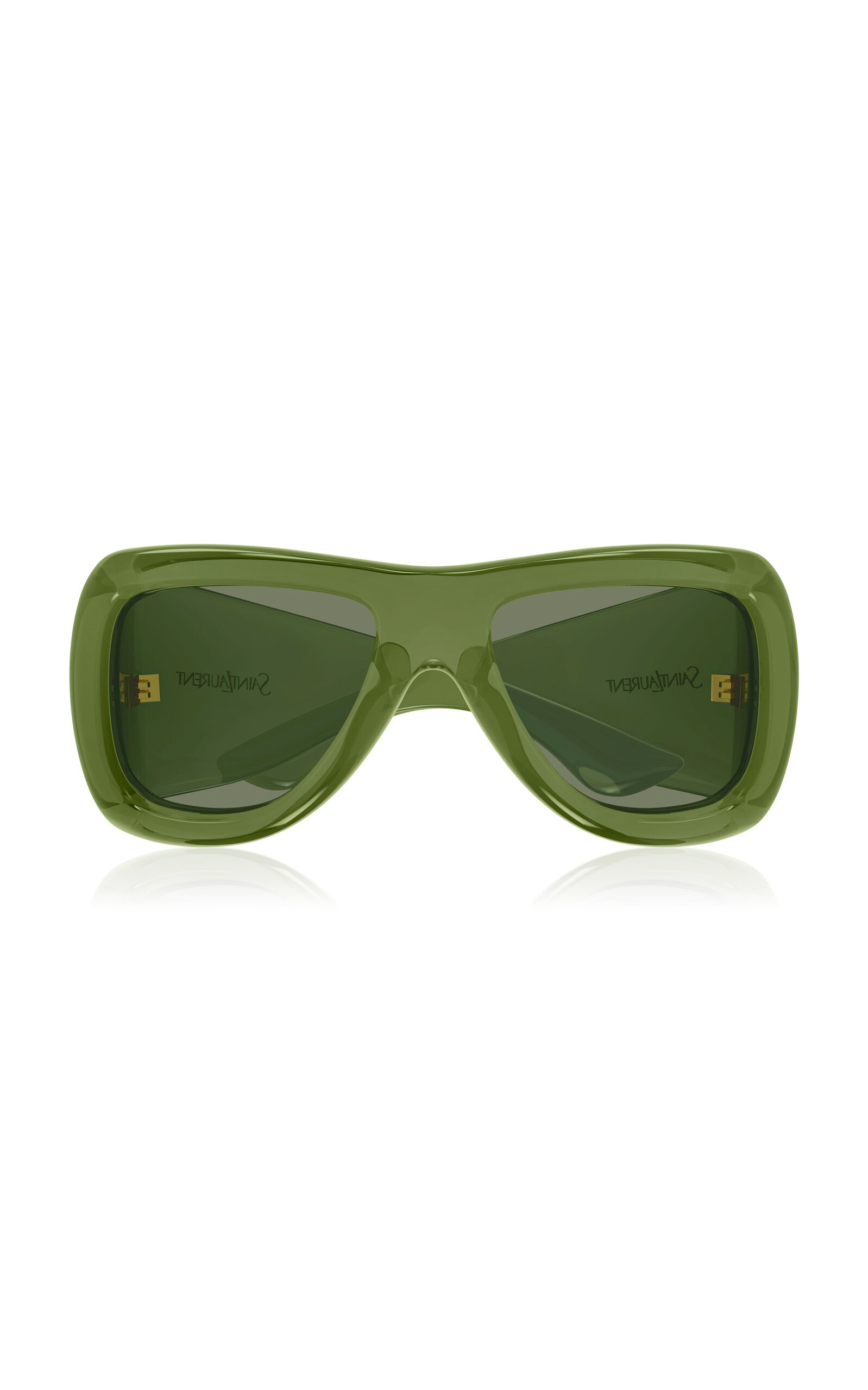 Saint Laurent Howl Square-Framed Acetate Sunglasses - Moda Operandi