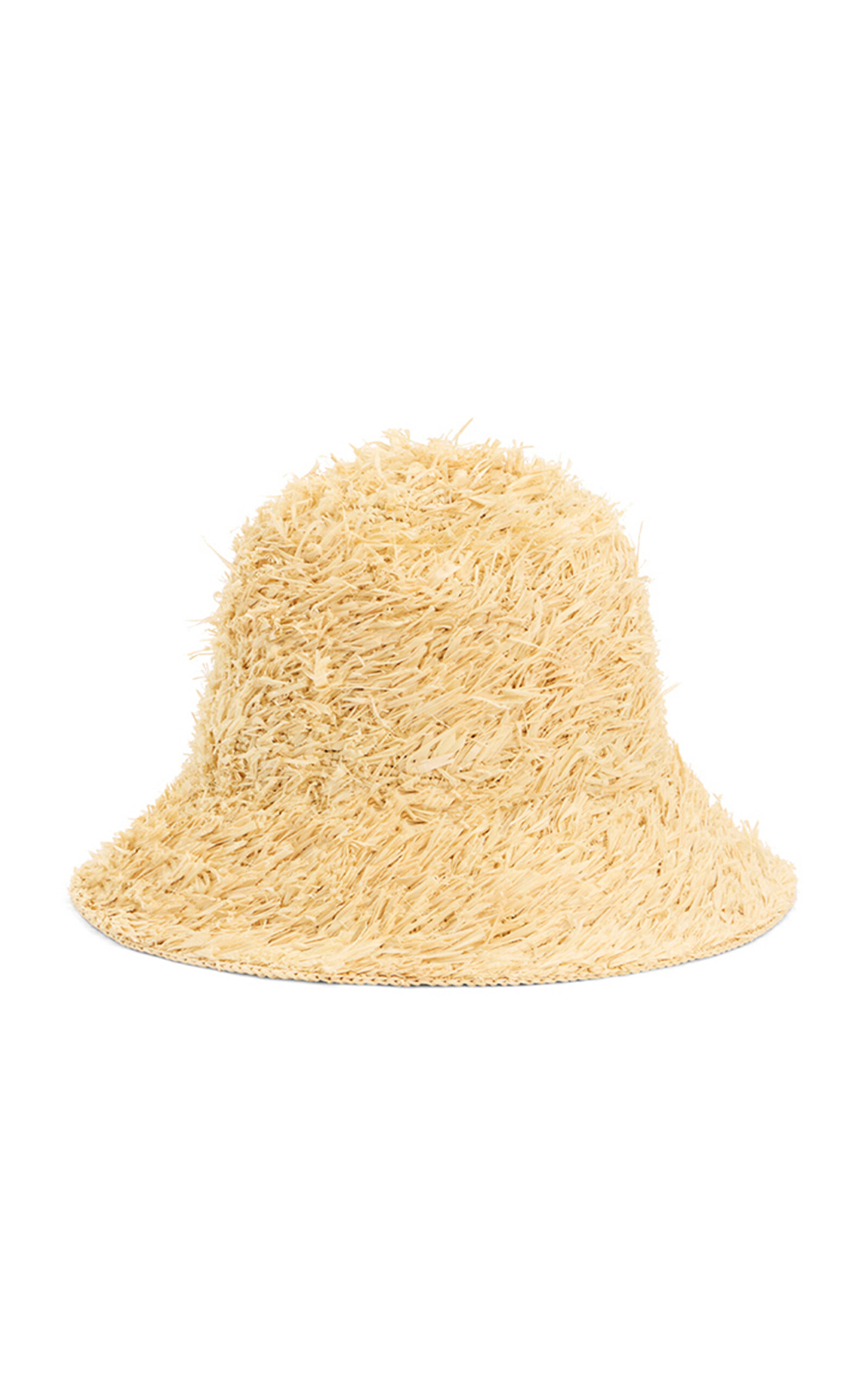 Janessa Leone Gabi Raffia Straw Bucket Hat - Moda Operandi