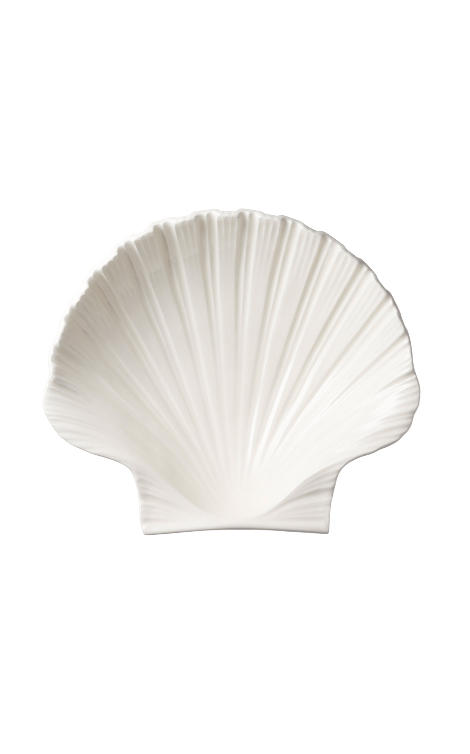 Aerin - Shell Platter; Medium - Off-white