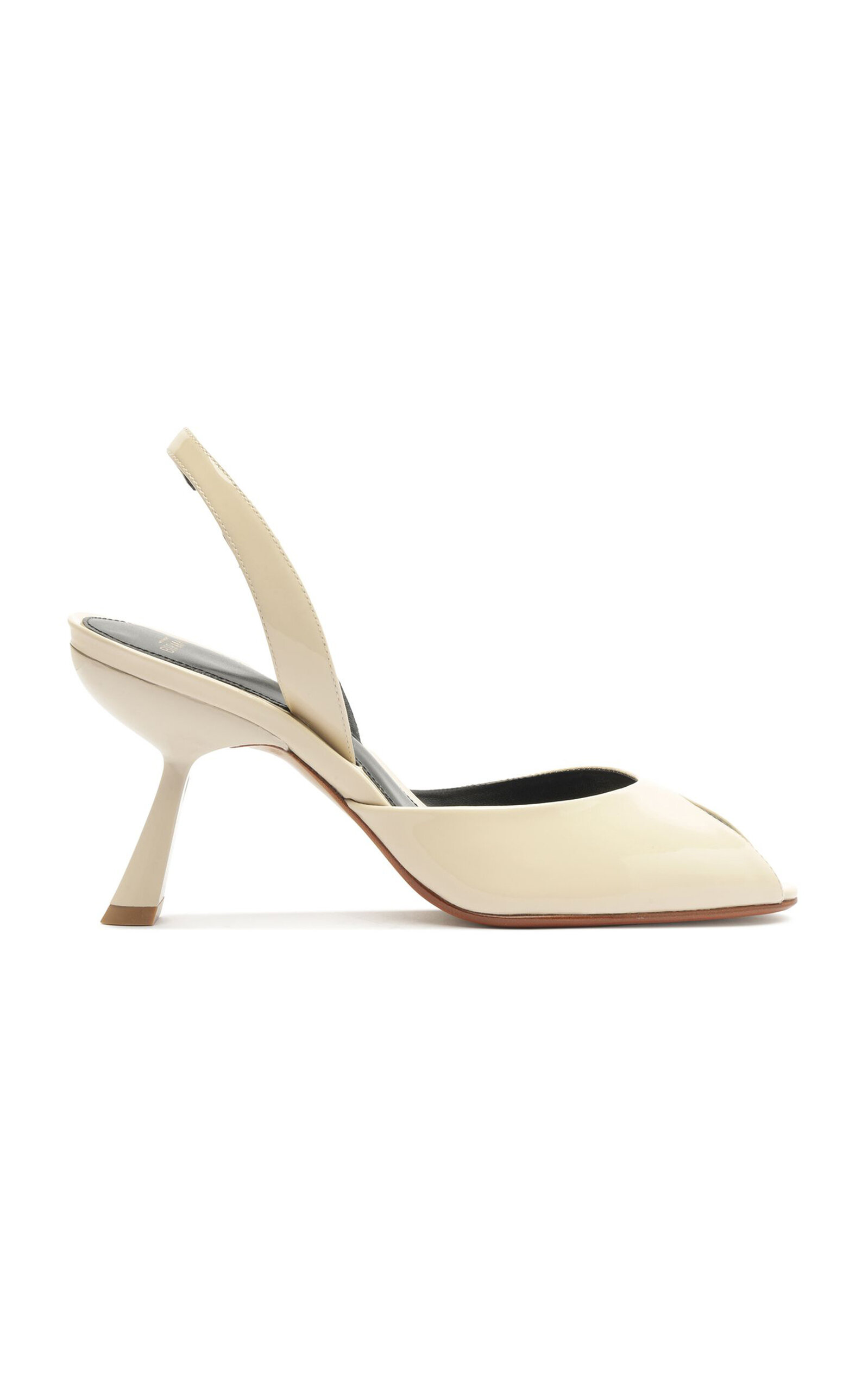 Alexandre Birman Miranda Patent Leather Slingback Pumps In Animal Print