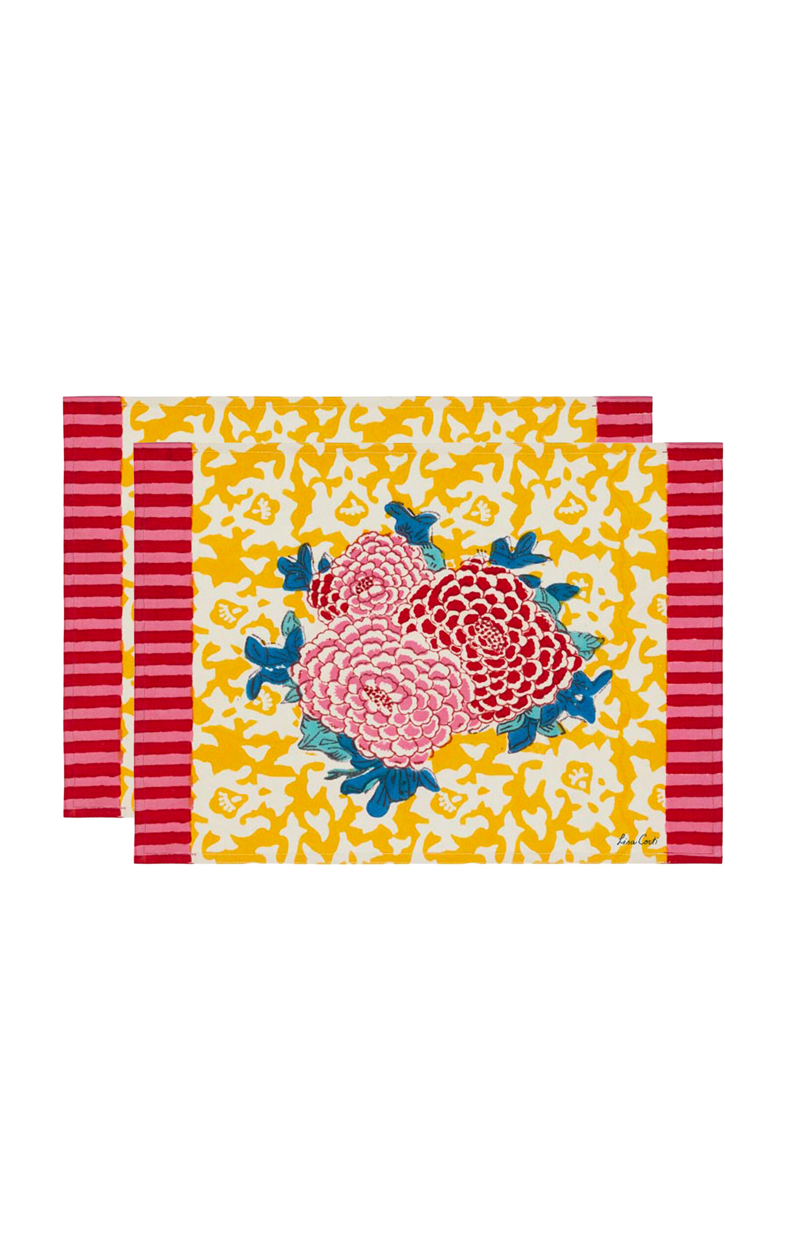 Lisa Corti - American Mat 35x48 Arabesque Corolla Gold-natural X2 - Multi