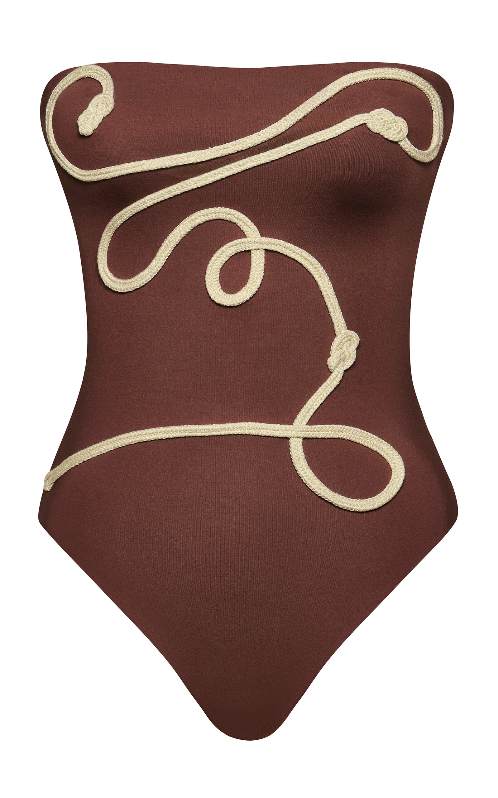 Johanna Ortiz Palmy Texture One-piece Swimsuit In Multi
