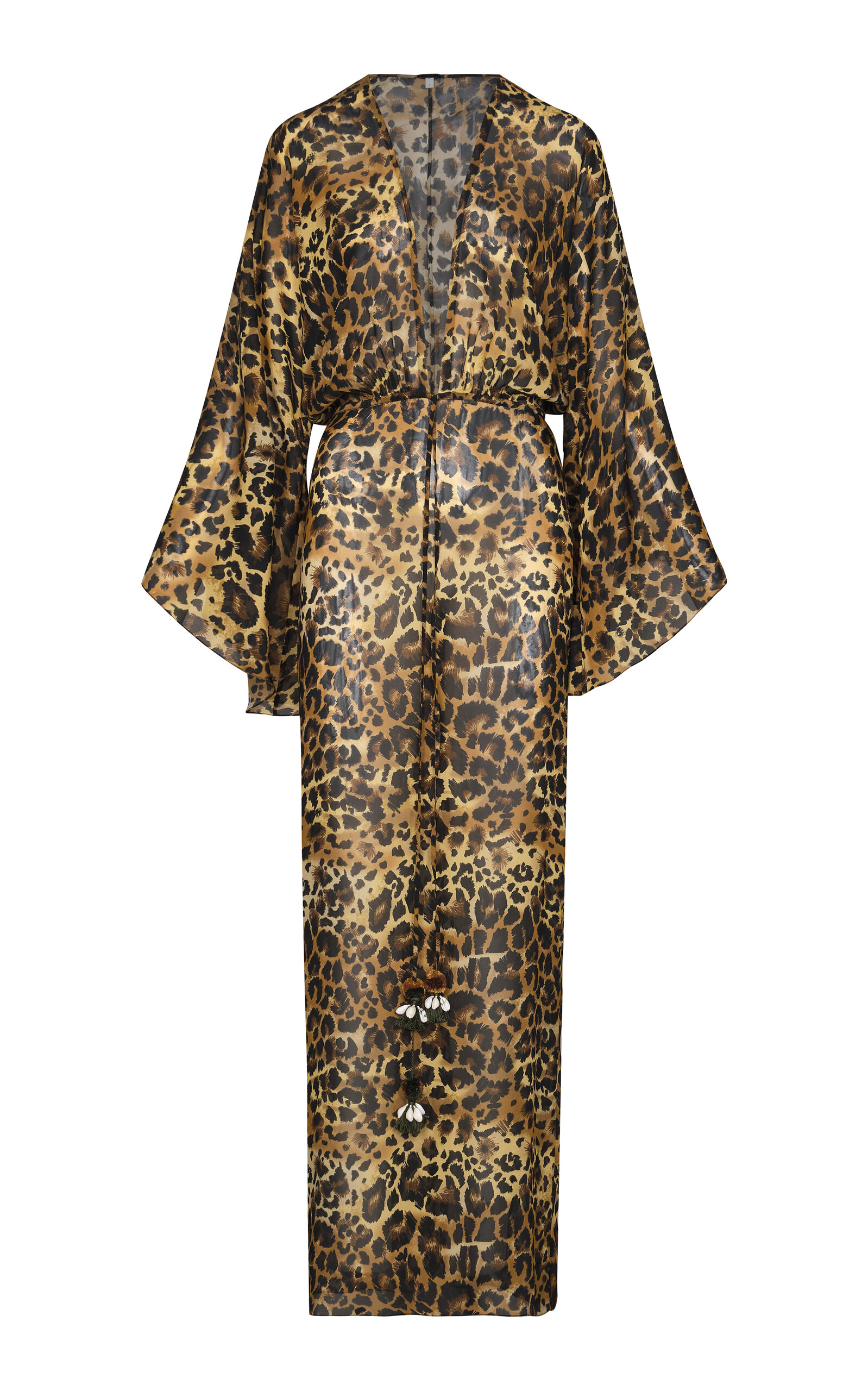 Johanna Ortiz Sol De Piel Maxi Dress In Animal Print