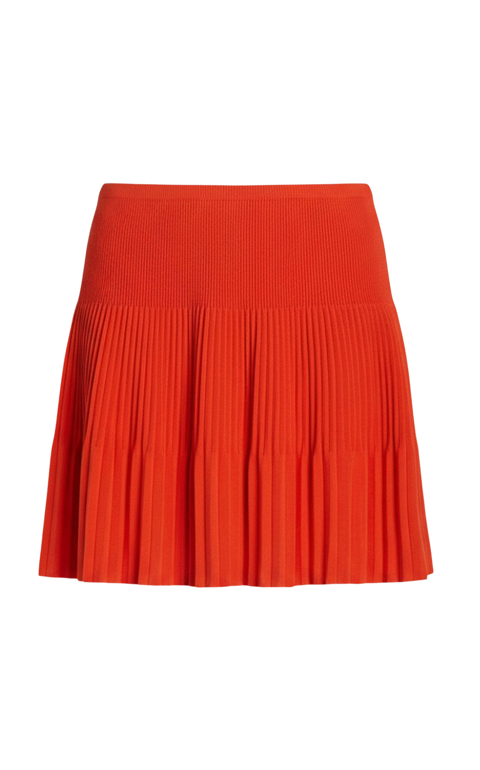 Maccapani Gerli Pleated Cotton Mini Skirt - Moda Operandi