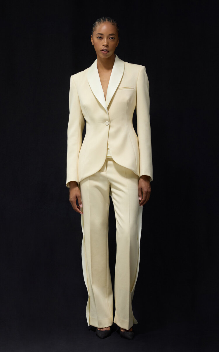 LEIN Ellis Wool Tuxedo Jacket - Moda Operandi