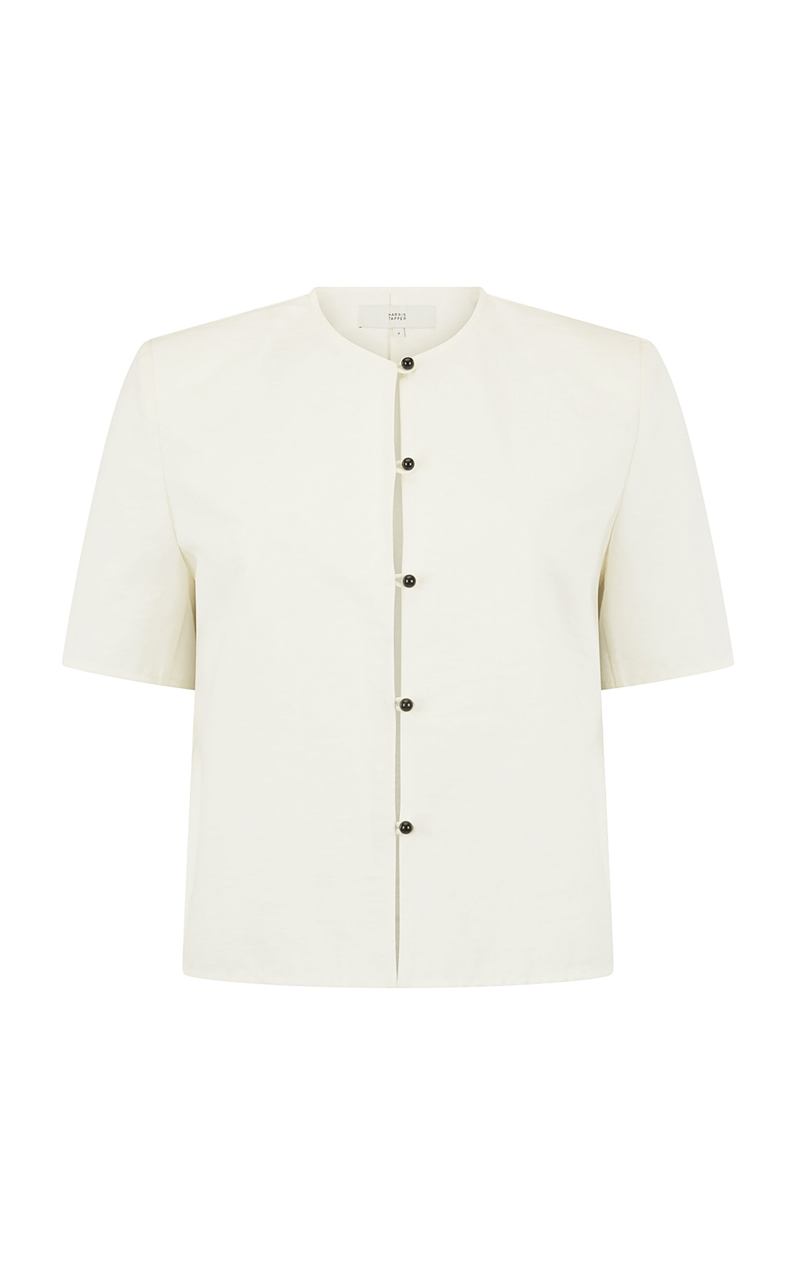 Harris Tapper - Exclusive Tina Cotton-Blend Top - Ivory - AU 12 - Moda Operandi