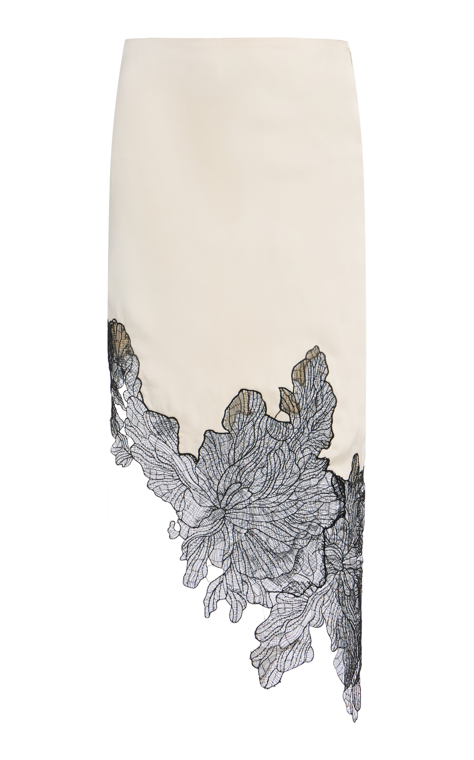 Sirapop Winnie Satin Skirt In White