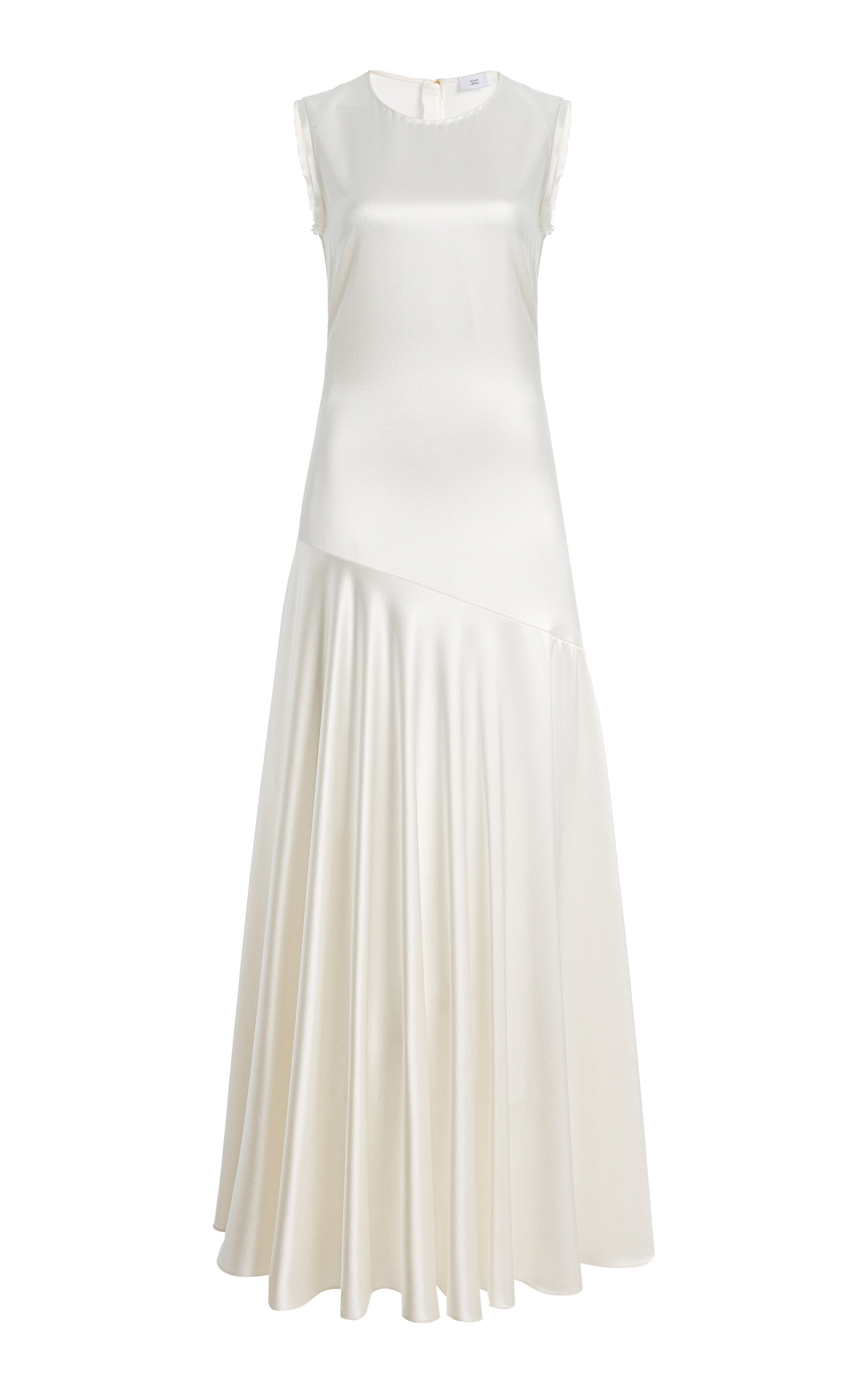 Adam Lippes Gwenyth Satin-Back Crepe Dress - Moda Operandi