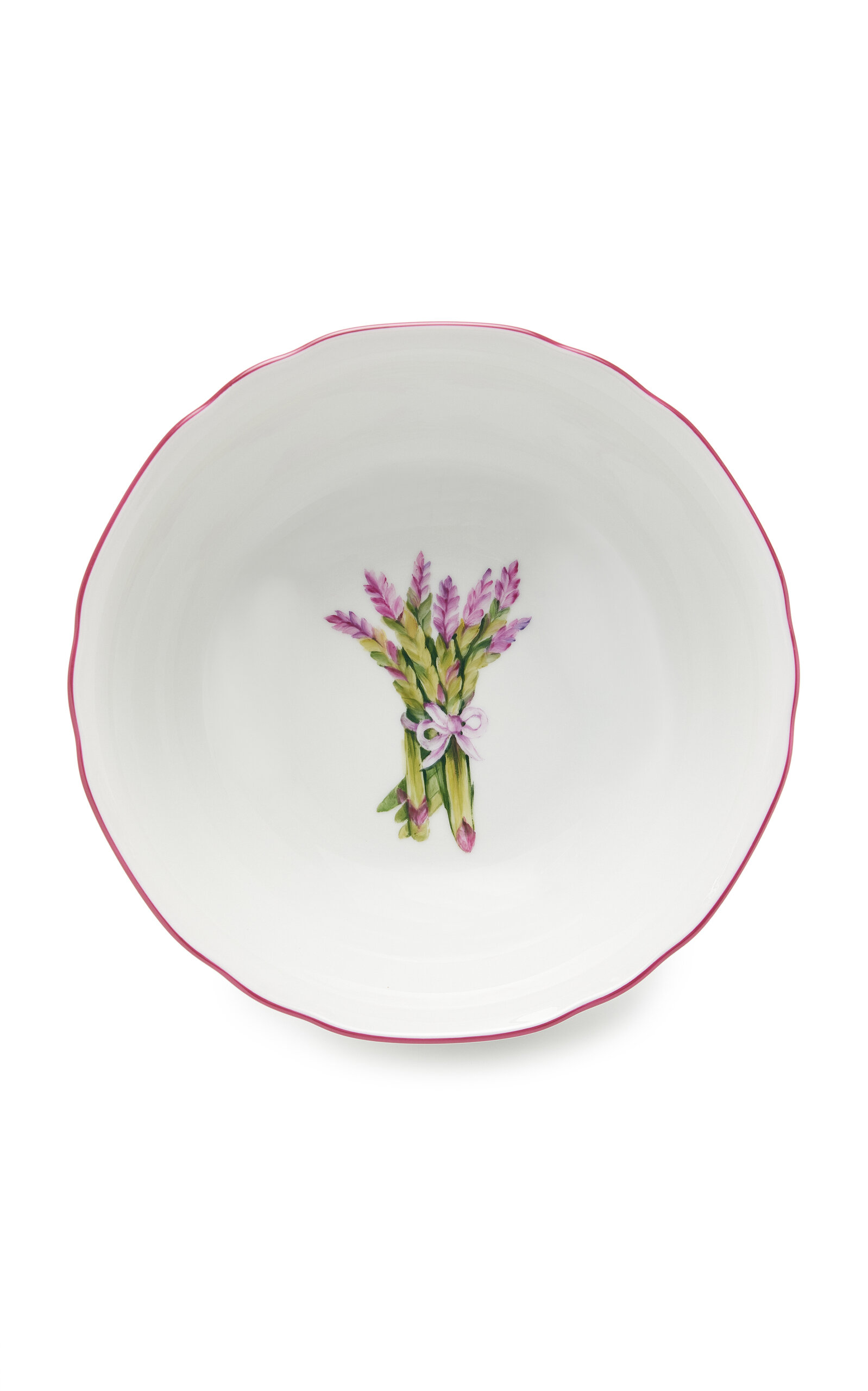 Augarten Wien - Exclusive Botanica Asparagus Porcelain Serving Bowl - Multi - Moda Operandi