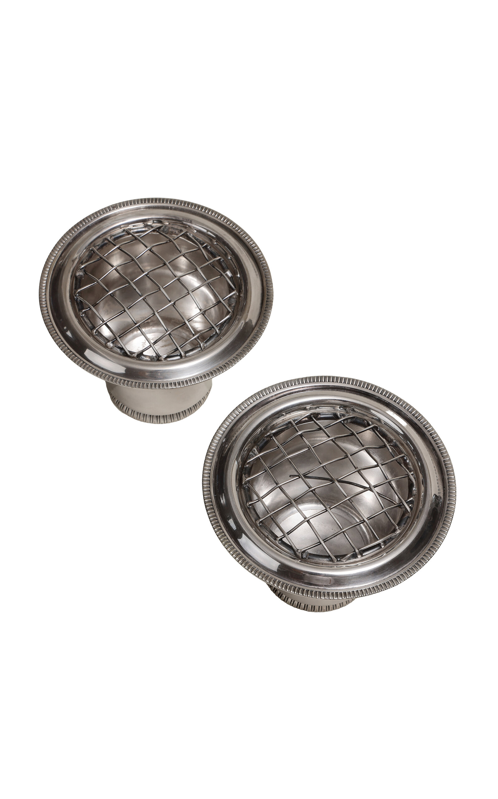 Cy Kitchen - Tiffany & Co. Bulb Vase Set Of 2 - Silver