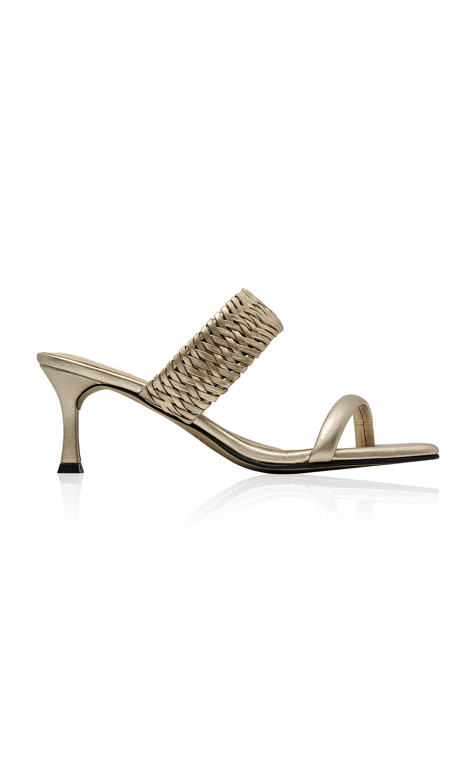 Alta Etta Gold Sandals - Moda Operandi