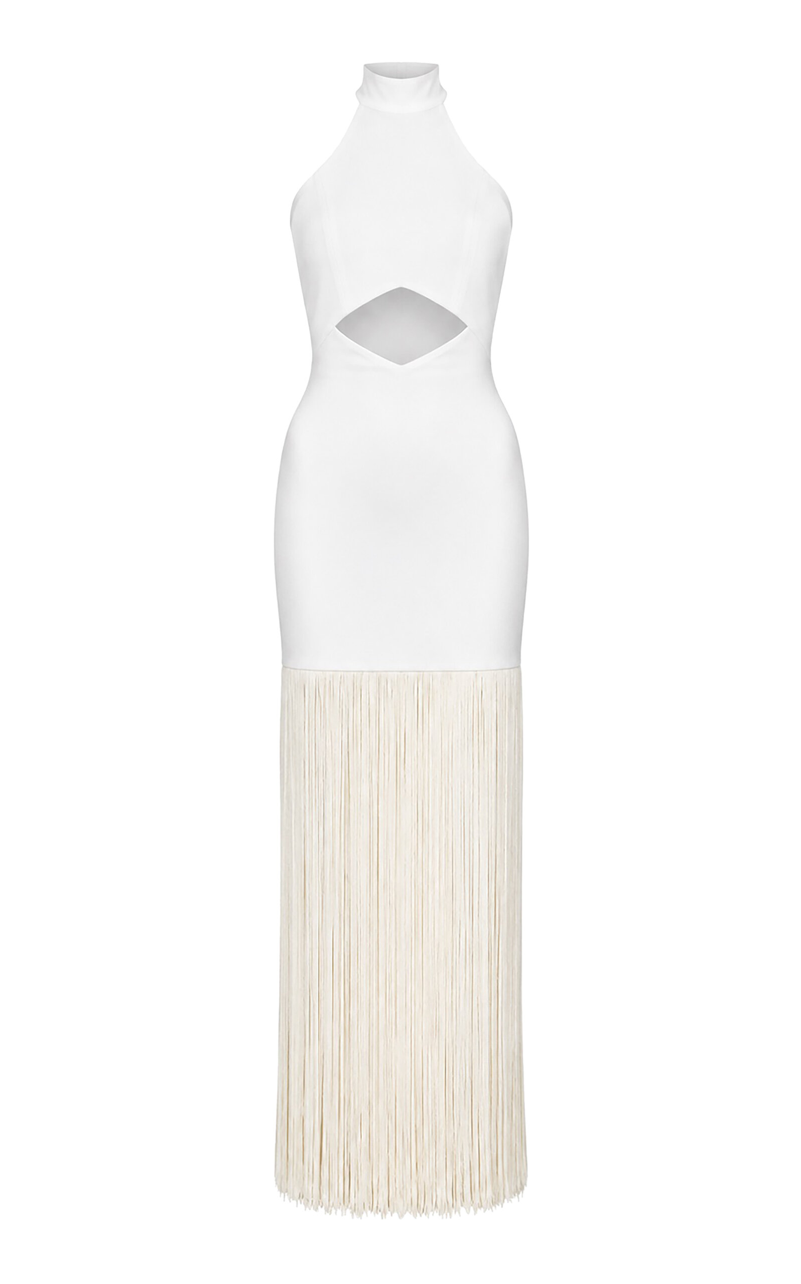 Andrés Pajón Aire Fringe Maxi Dress - Moda Operandi