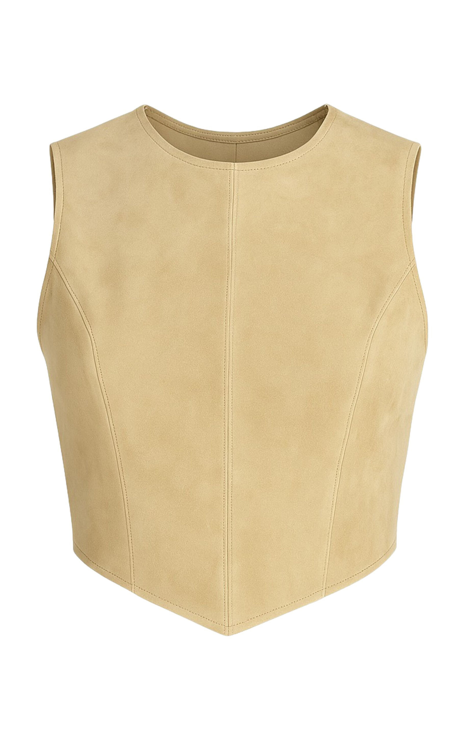 ZUT - Sam Suede Shell Top - Yellow - XS - Moda Operandi
