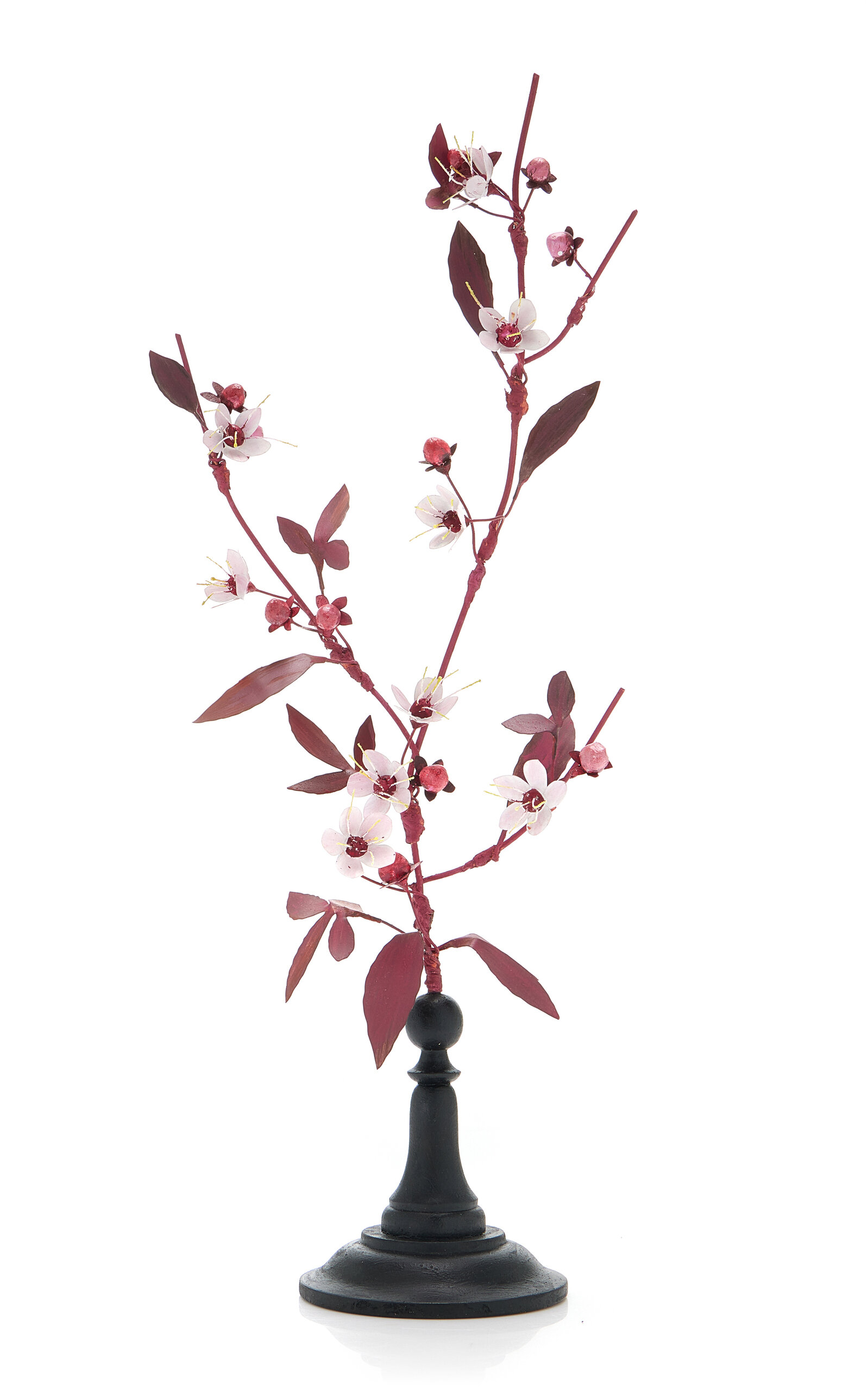 Erbavoglio Milano - Cherry Branch Handcrafted Metal Sculpture - Pink - Moda Operandi