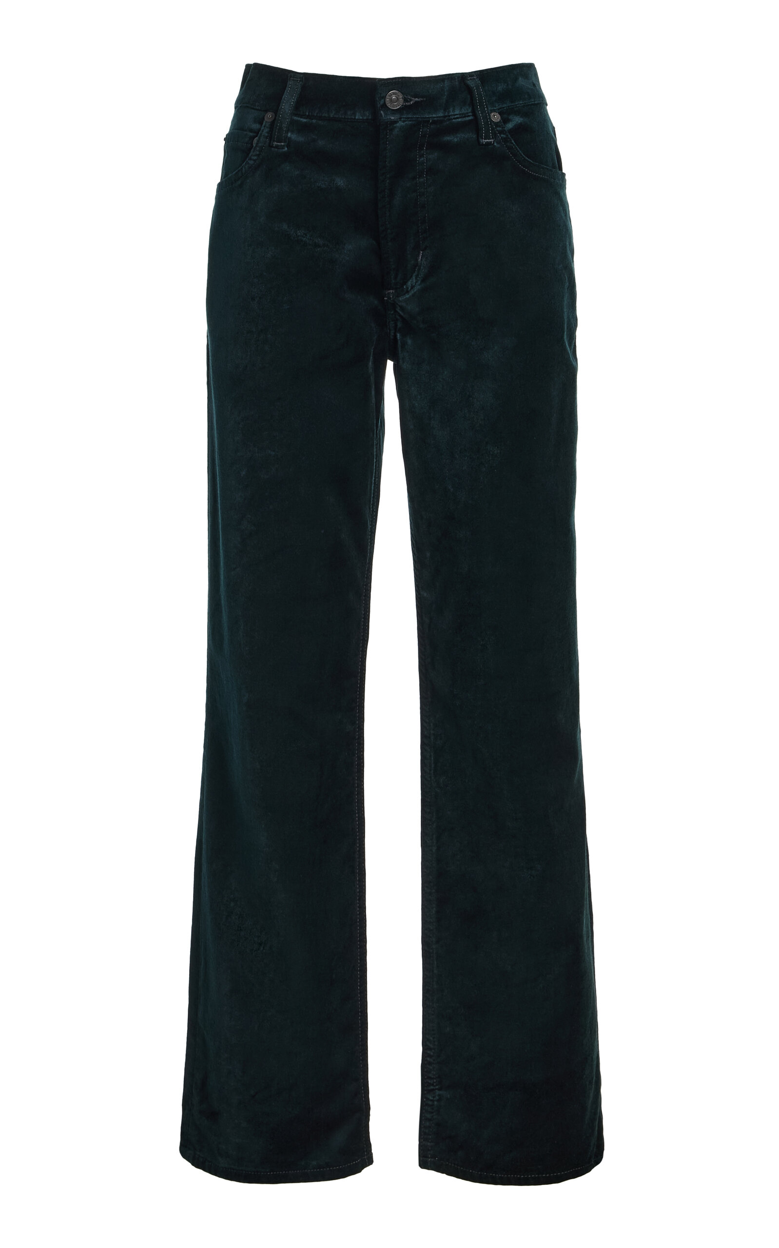 Citizens of Humanity Anissa Velvet Straight-Leg Pants - Moda Operandi