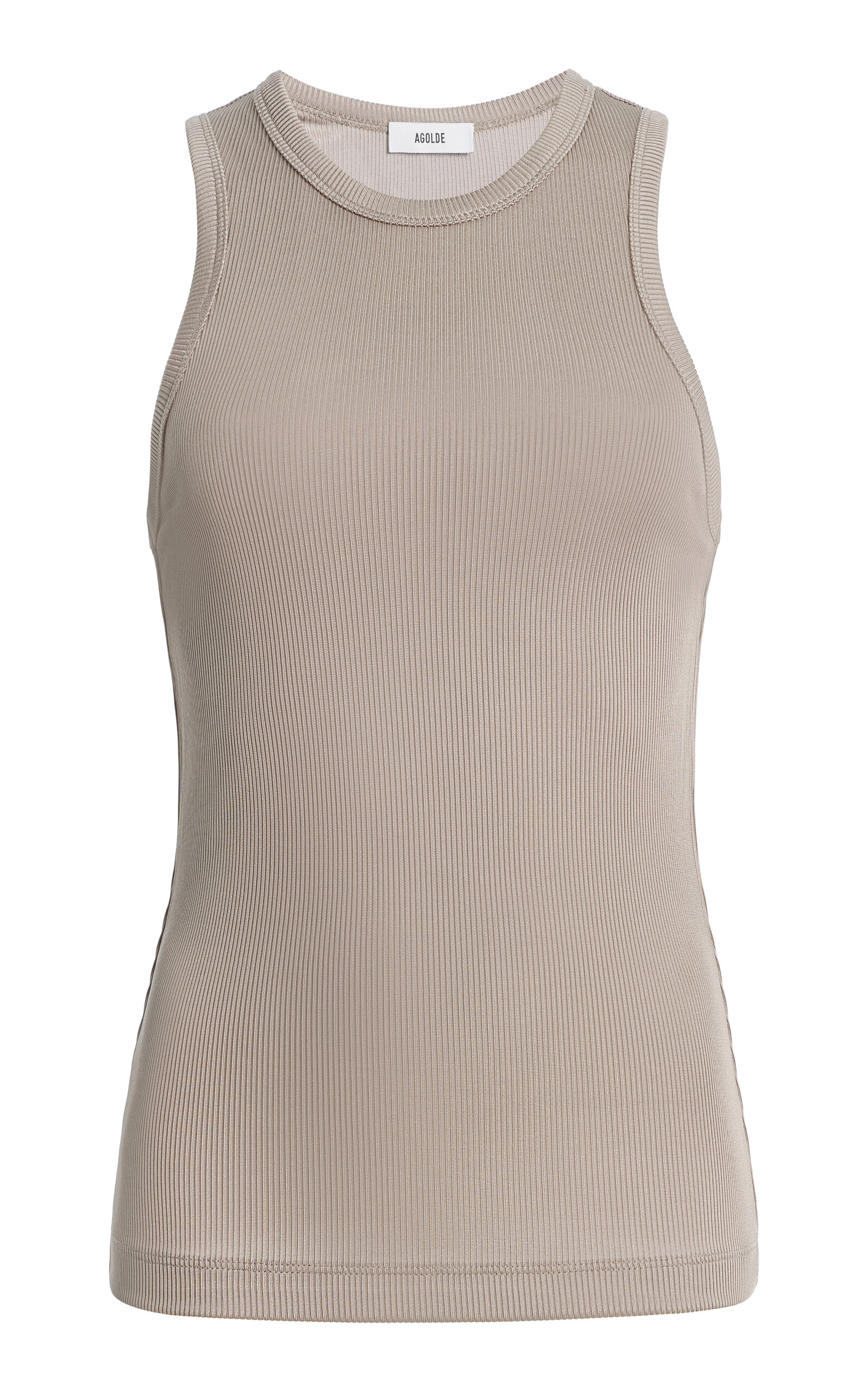 Agolde - Andre Knit Tank Top - Grey - L - Moda Operandi