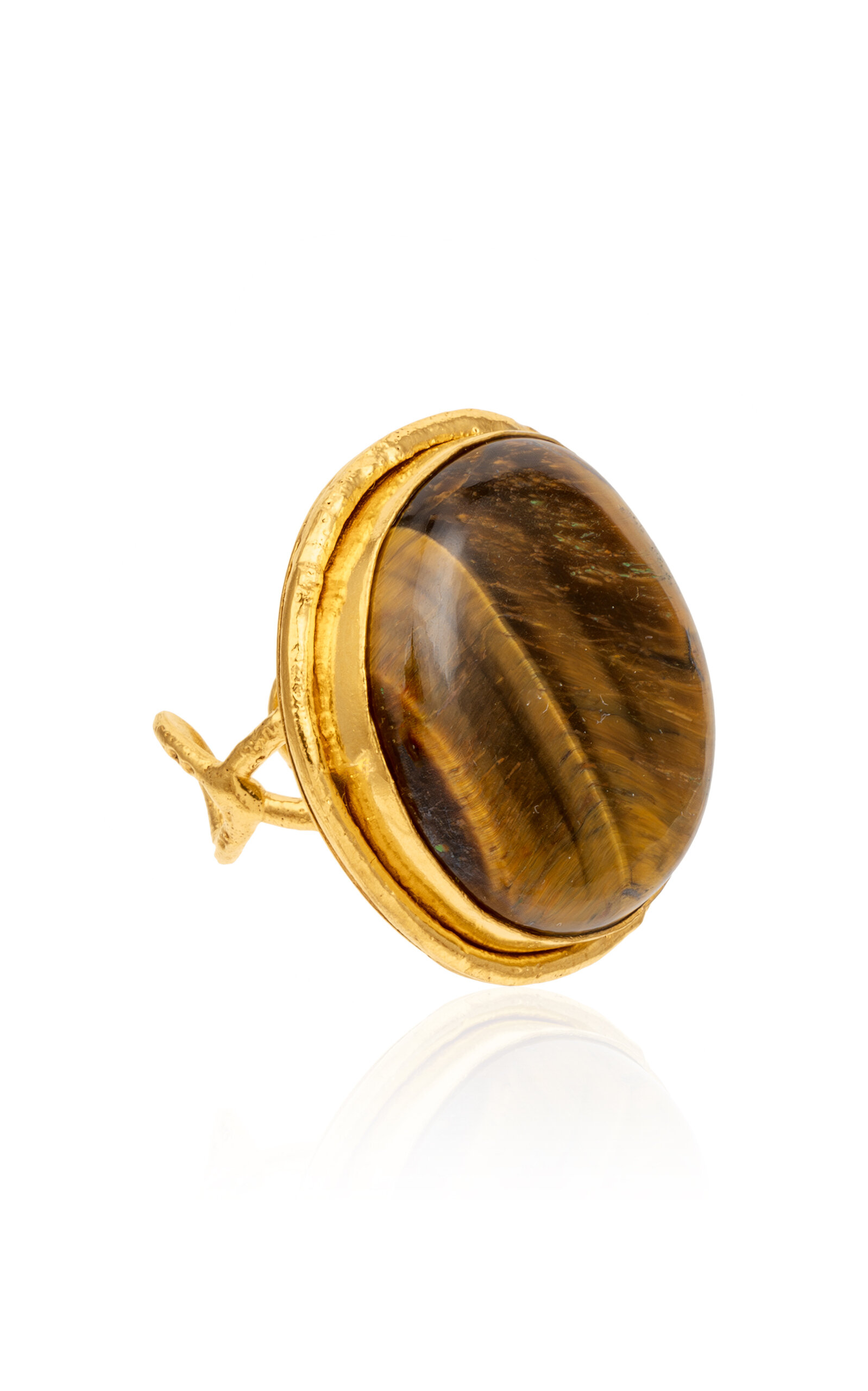 Sylvia Toledano - Gold Plated Macaron Ring - Brown - OS - Moda Operandi - Gifts For Her