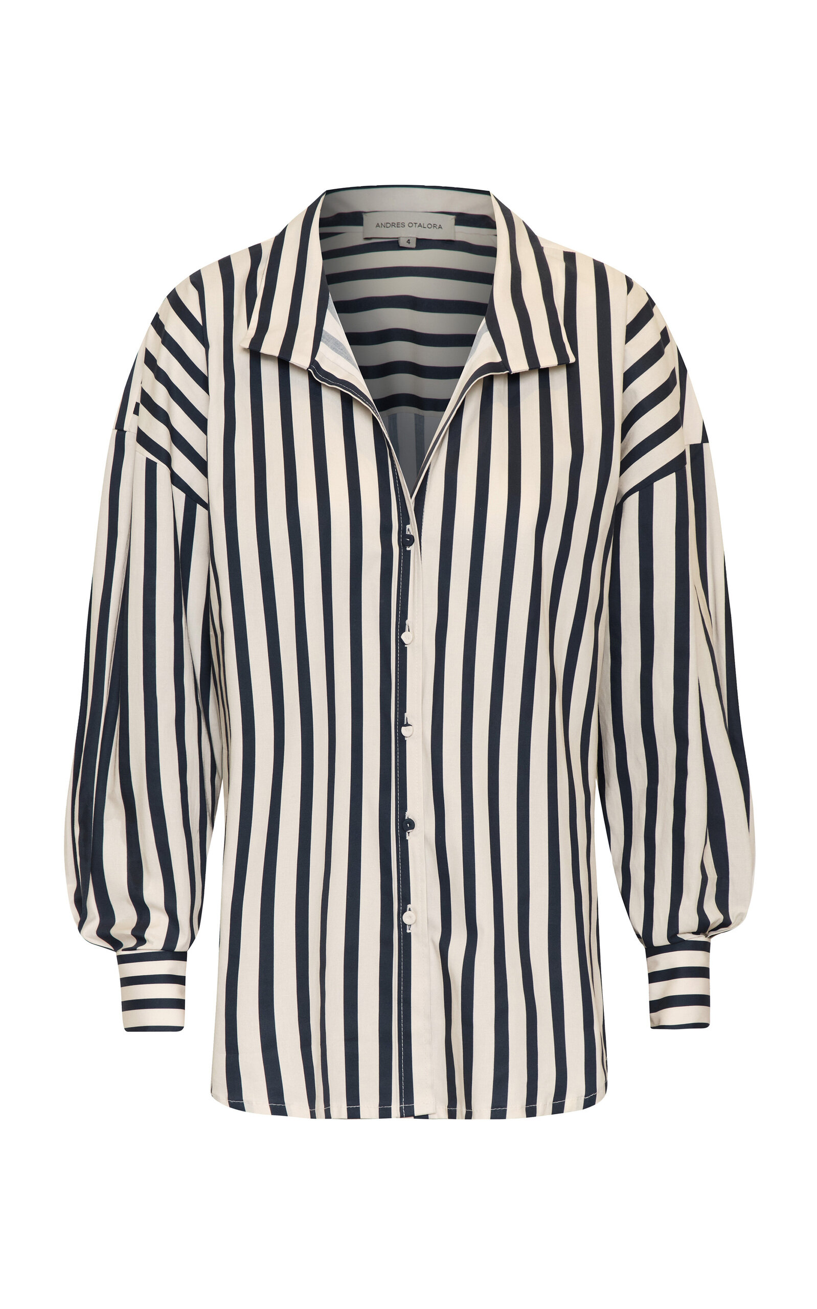 Andres Otalora Un Tej Oversized Cotton Shirt - Moda Operandi