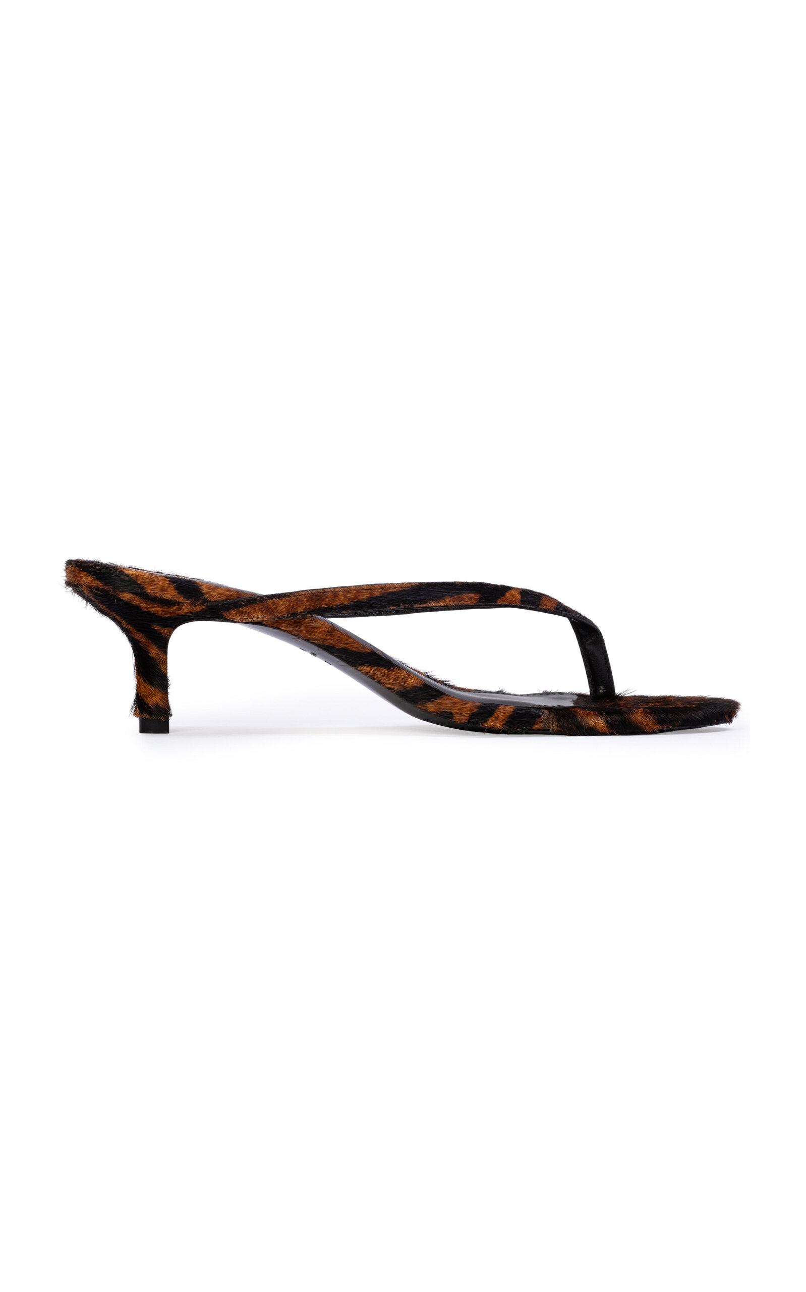 Tash Zebra Pony Hair Sandals