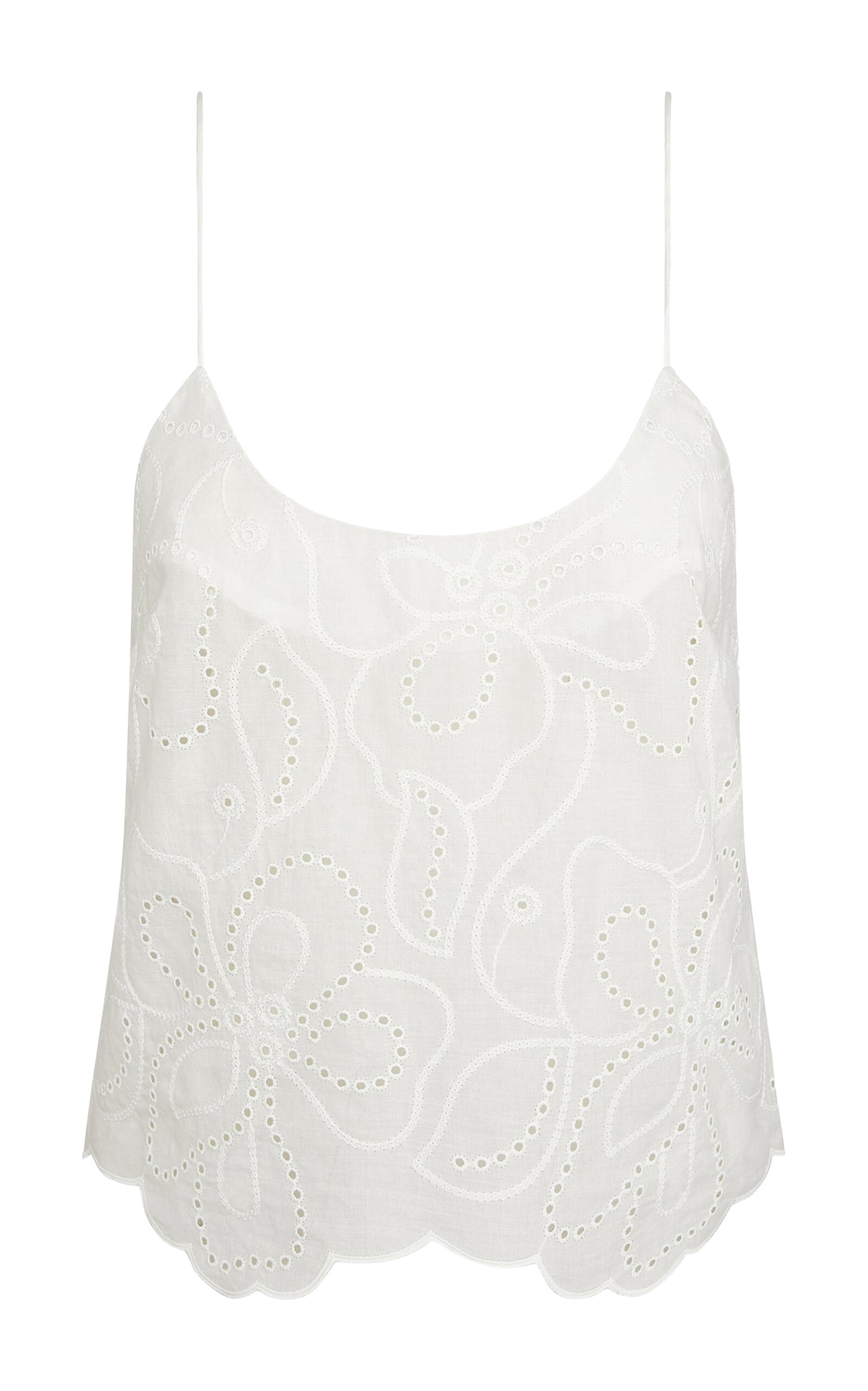 Onia Scallop Cami In White