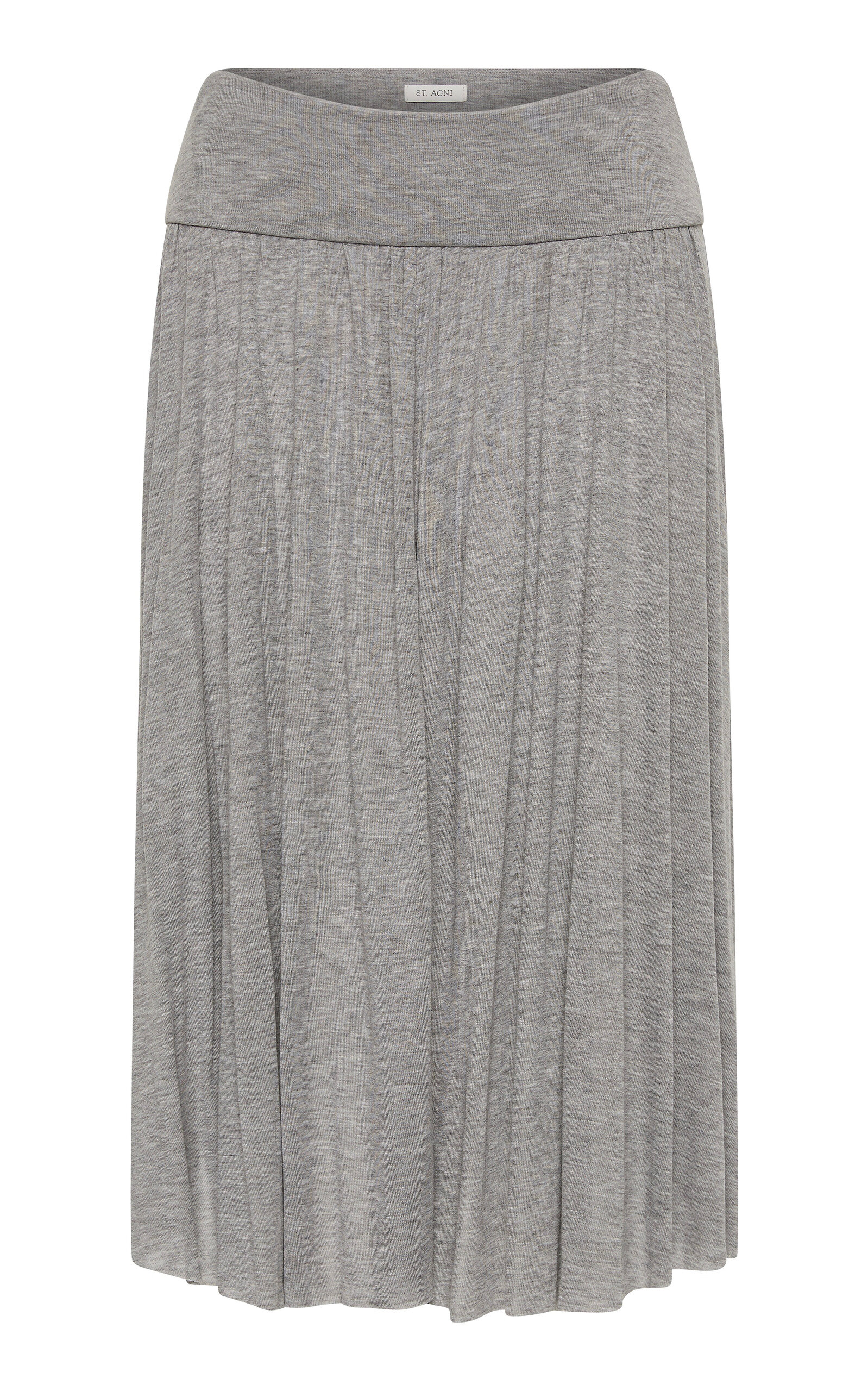 St. Agni Tissue Jersey Lyocell Skirt - Moda Operandi