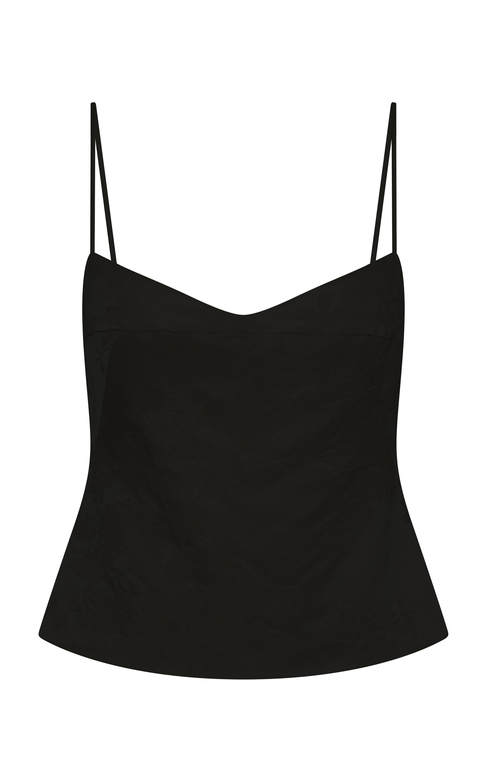 St Agni St. Agni Jacquard Silk Wool Cami In White