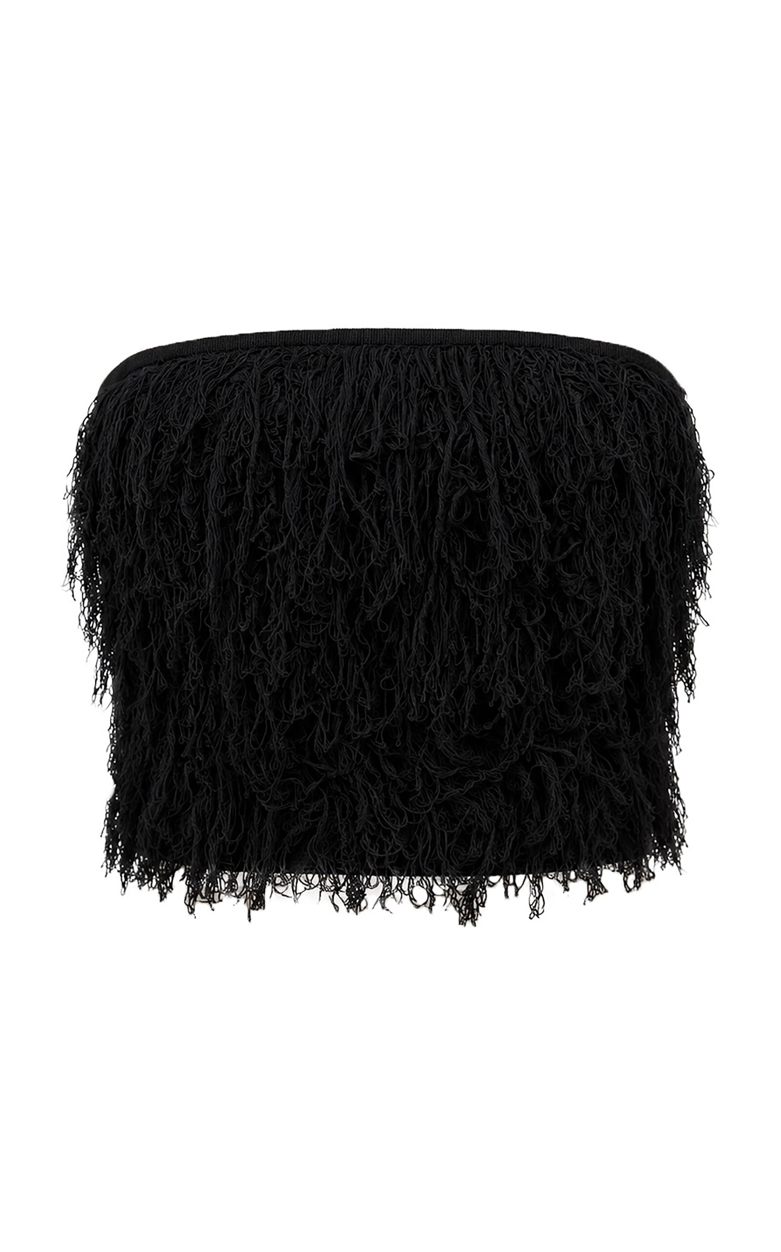 St Agni St. Agni Textured Knit Wool Top In Black